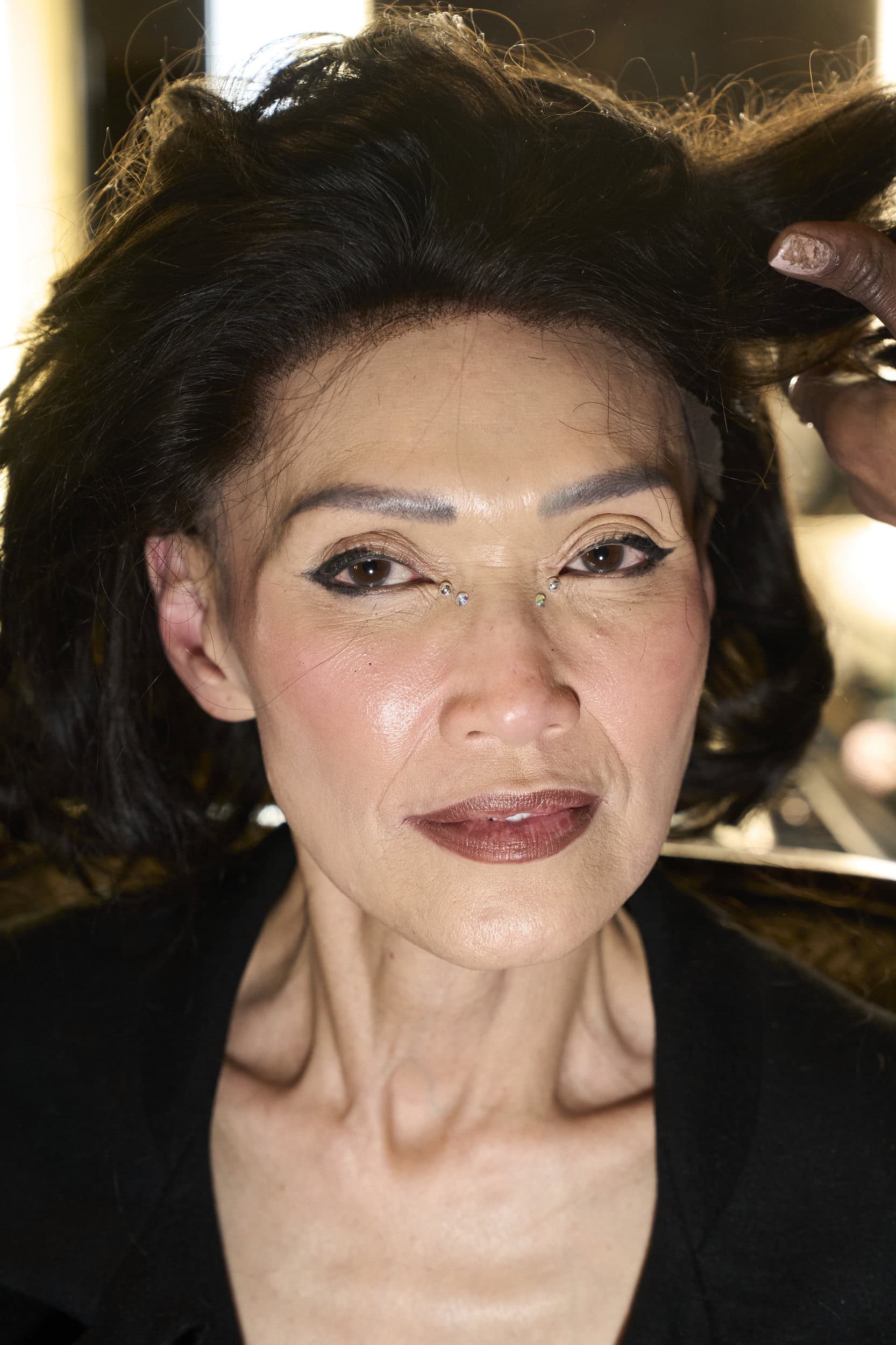 Christian Cowan  Fall 2024 Fashion Show Backstage