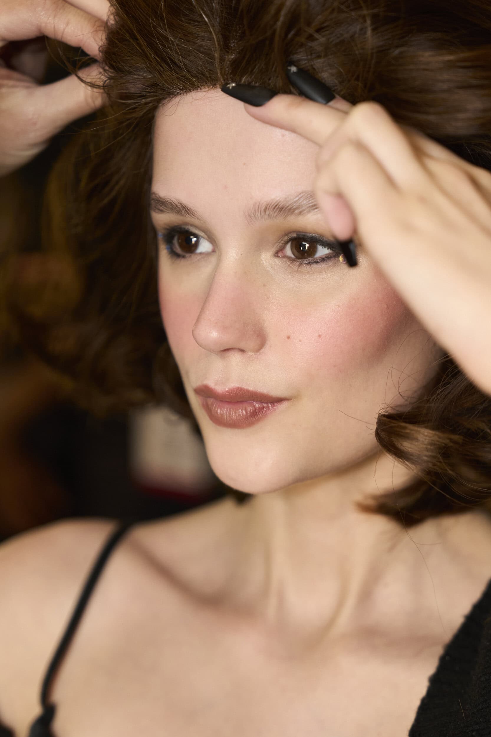 Christian Cowan  Fall 2024 Fashion Show Backstage