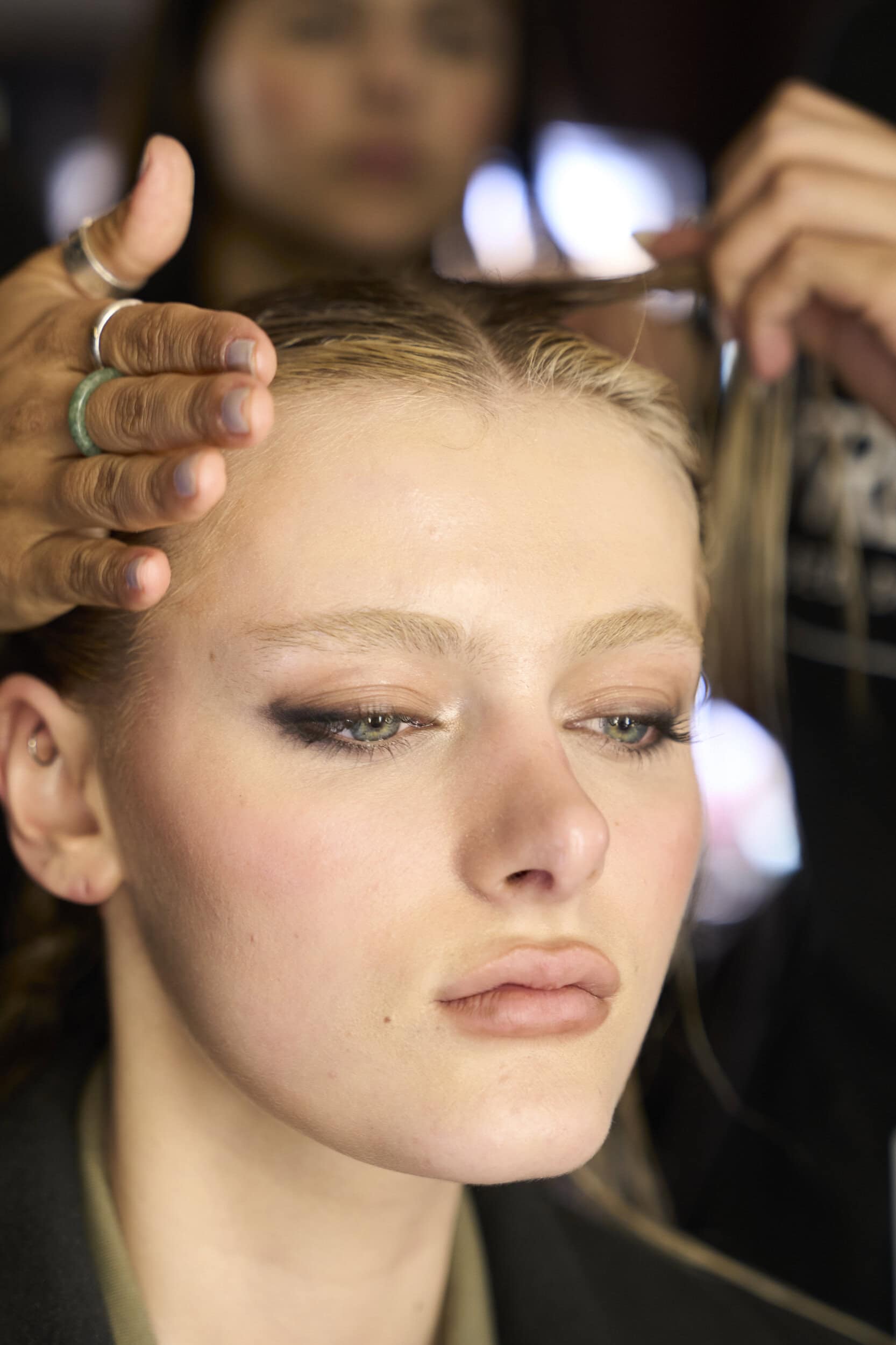 Christian Cowan  Fall 2024 Fashion Show Backstage