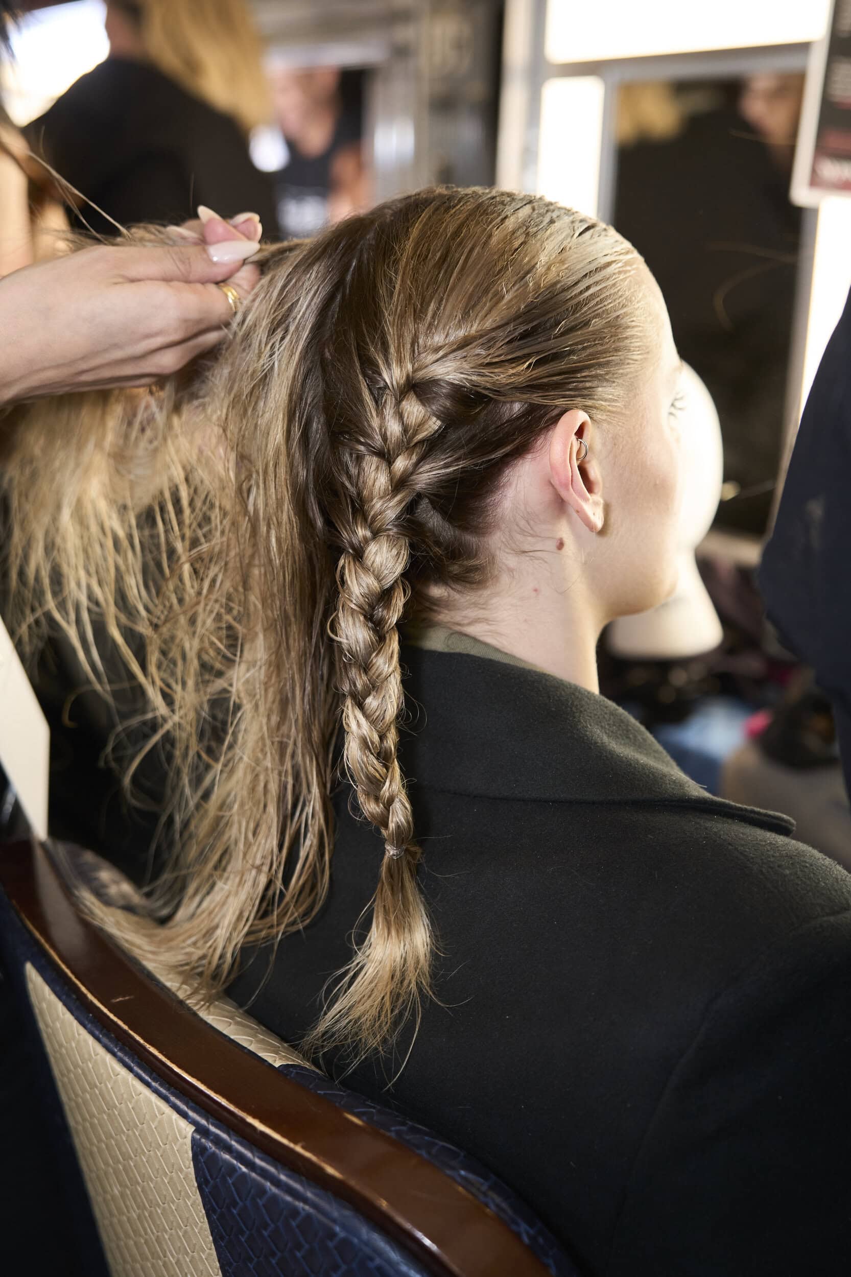 Christian Cowan  Fall 2024 Fashion Show Backstage