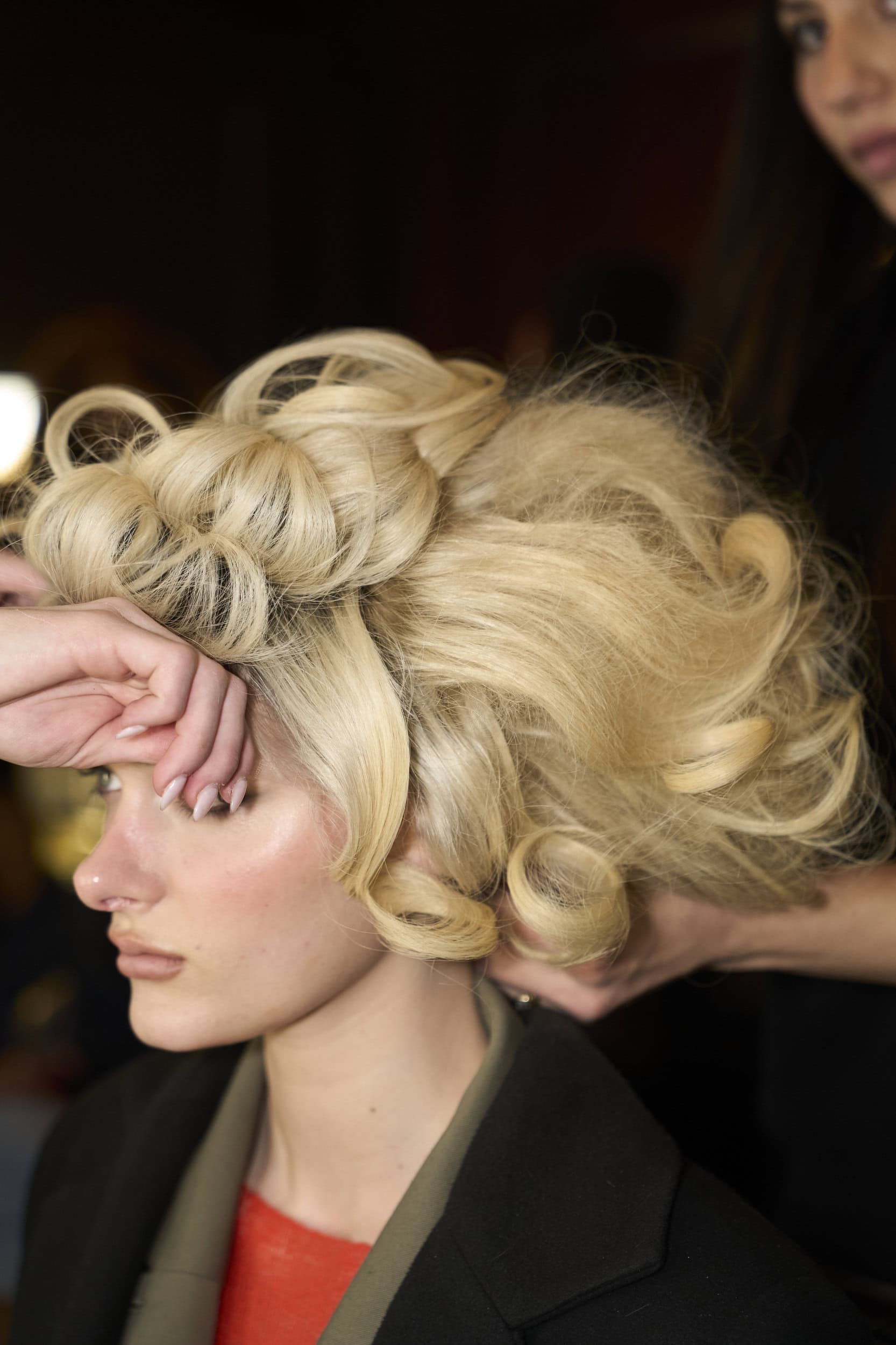 Christian Cowan  Fall 2024 Fashion Show Backstage