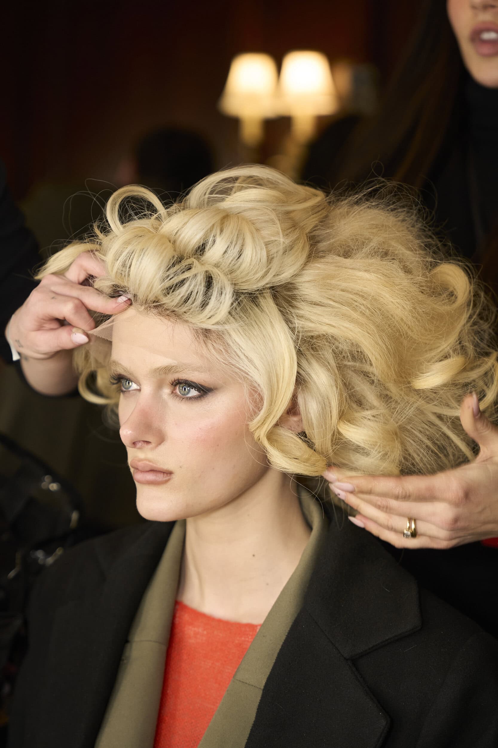 Christian Cowan  Fall 2024 Fashion Show Backstage