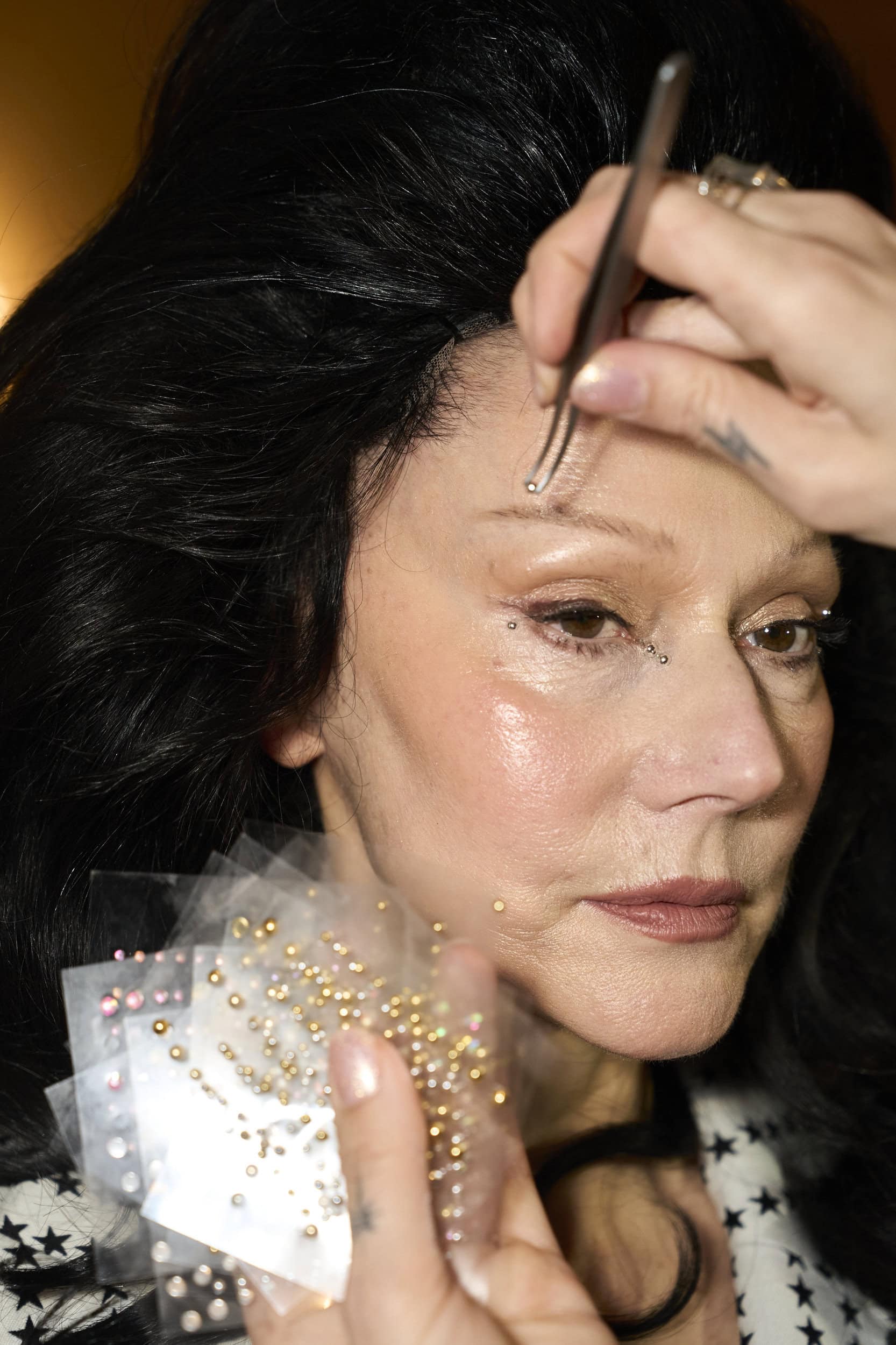 Christian Cowan  Fall 2024 Fashion Show Backstage