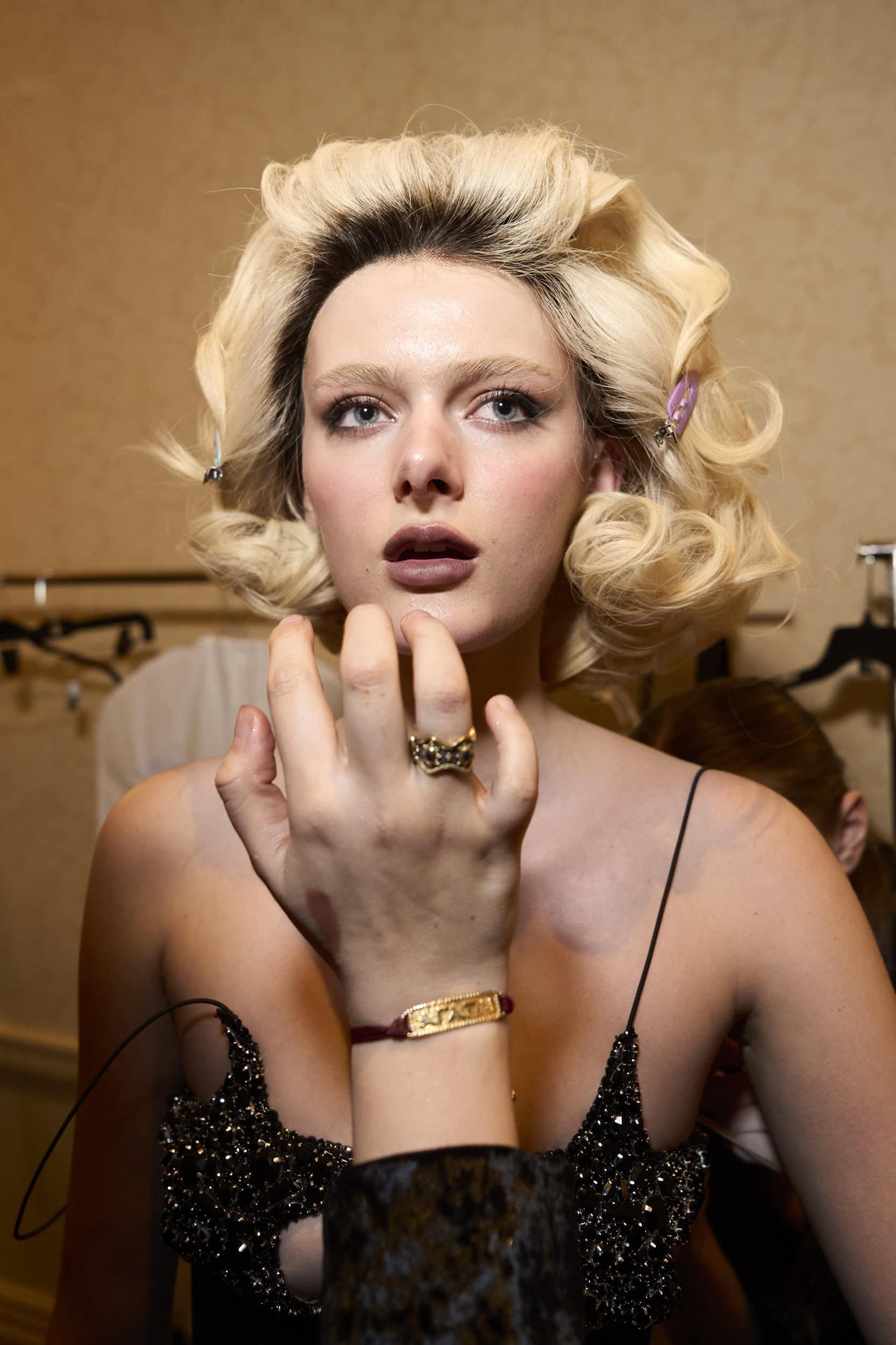 Christian Cowan  Fall 2024 Fashion Show Backstage