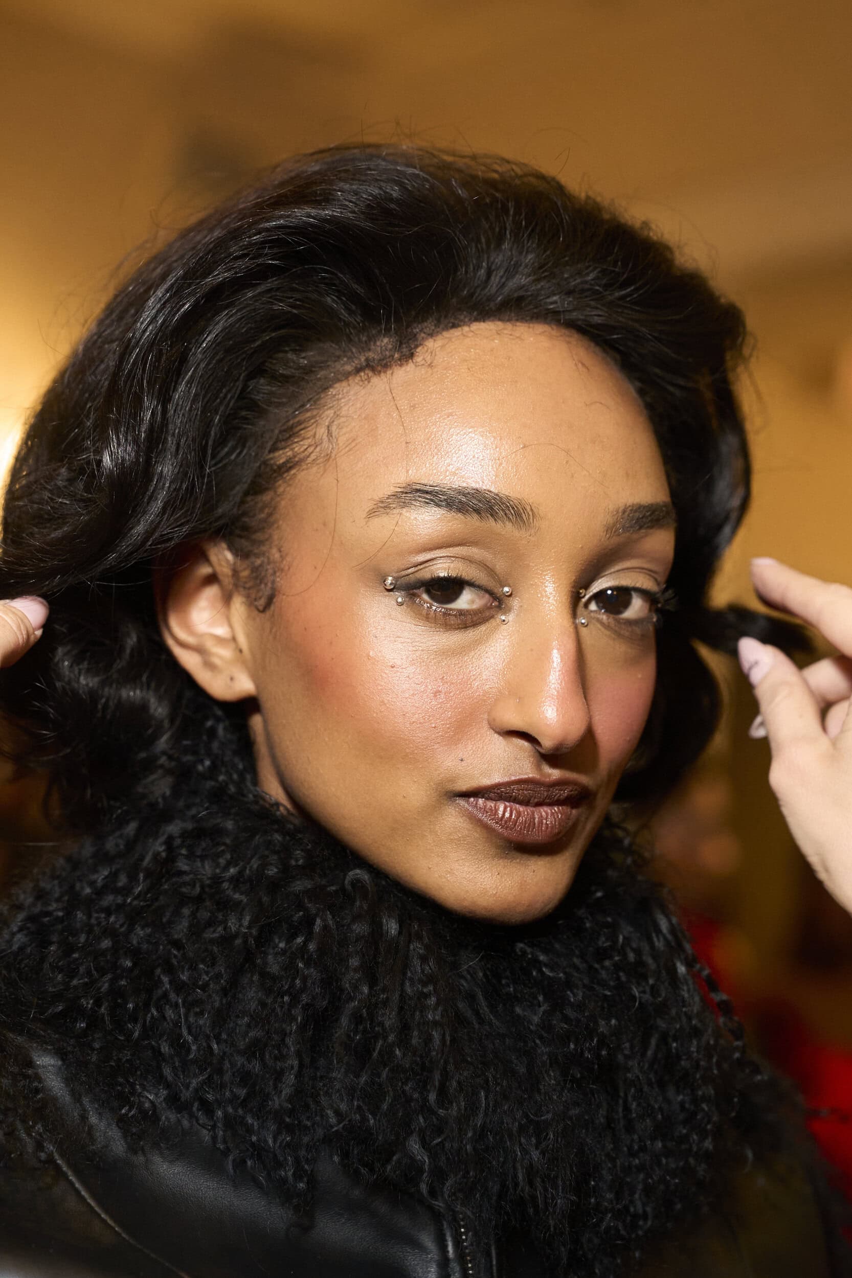 Christian Cowan  Fall 2024 Fashion Show Backstage