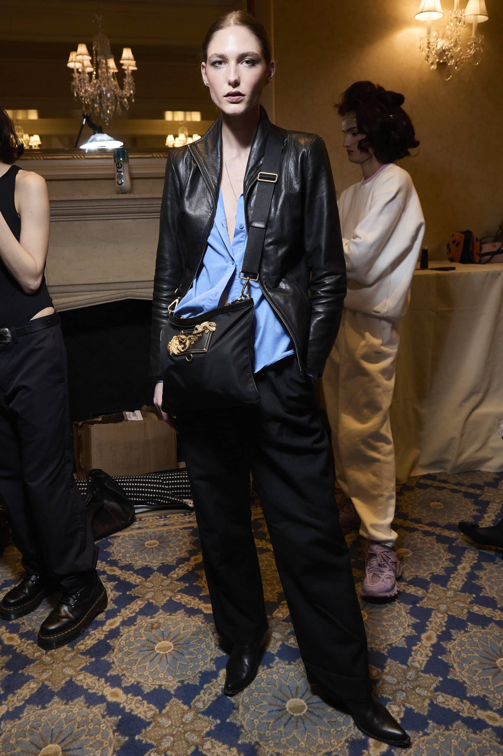 Christian Cowan  Fall 2024 Fashion Show Backstage