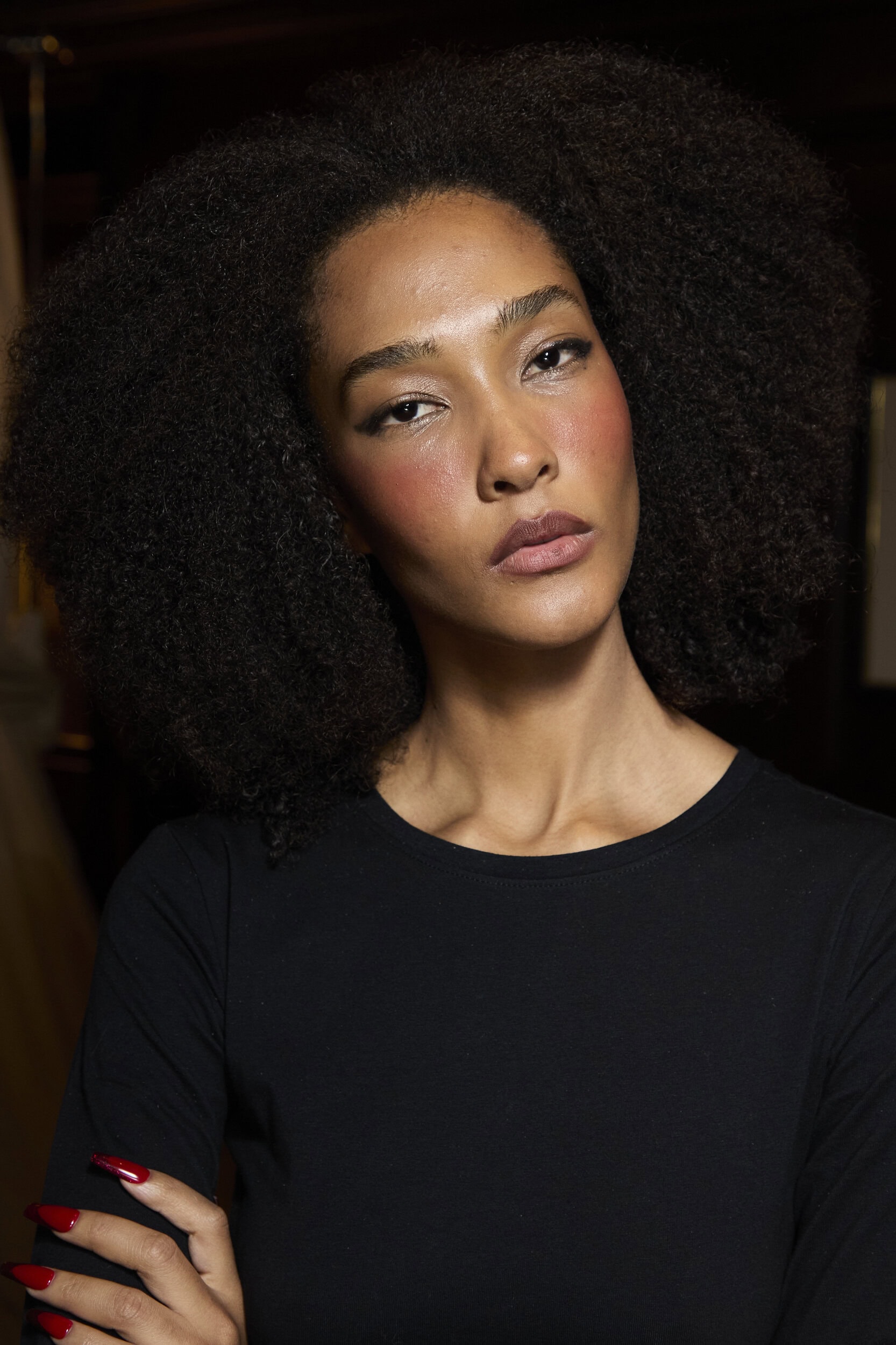 Christian Cowan  Fall 2024 Fashion Show Backstage