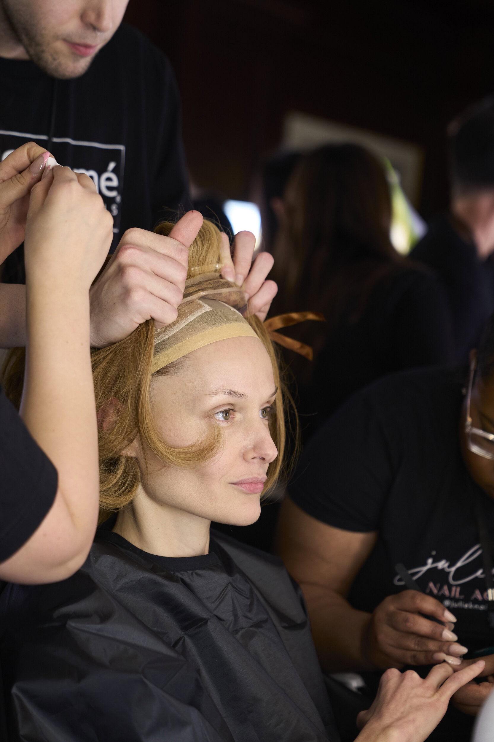 Christian Cowan  Fall 2024 Fashion Show Backstage