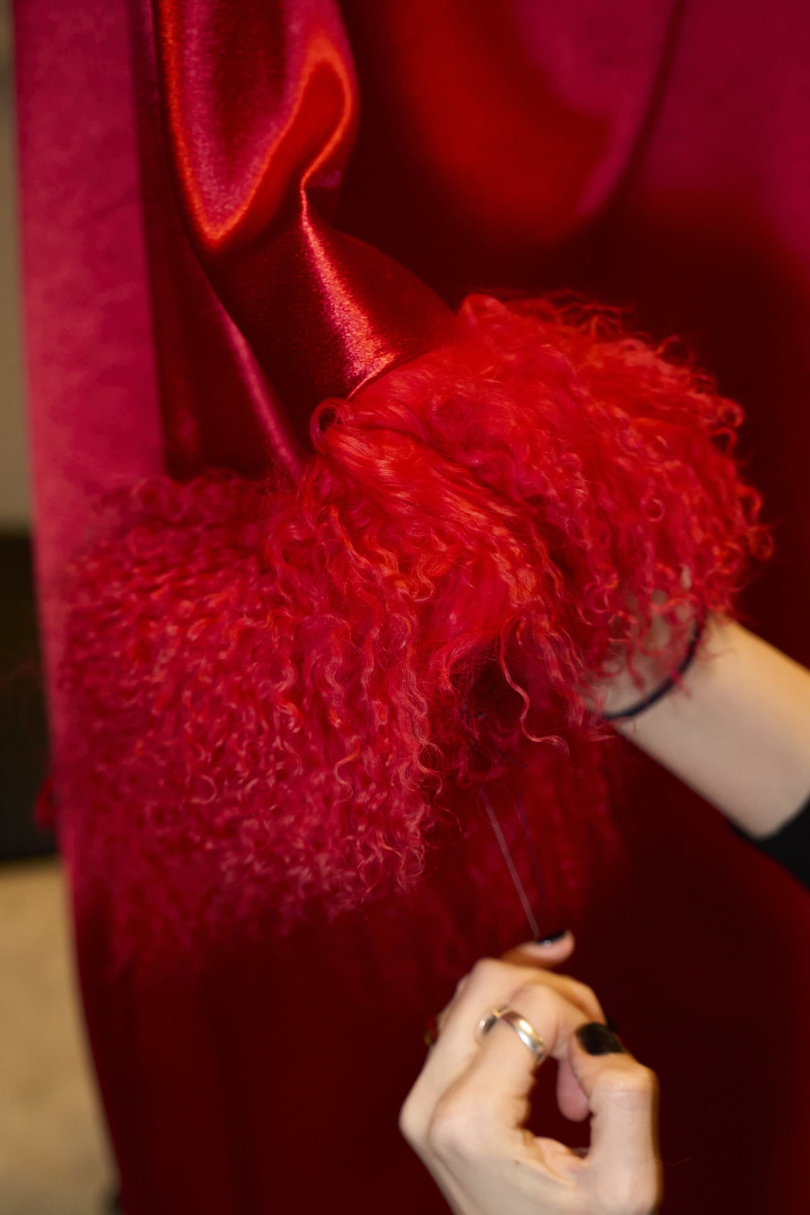 Christian Cowan  Fall 2024 Fashion Show Backstage