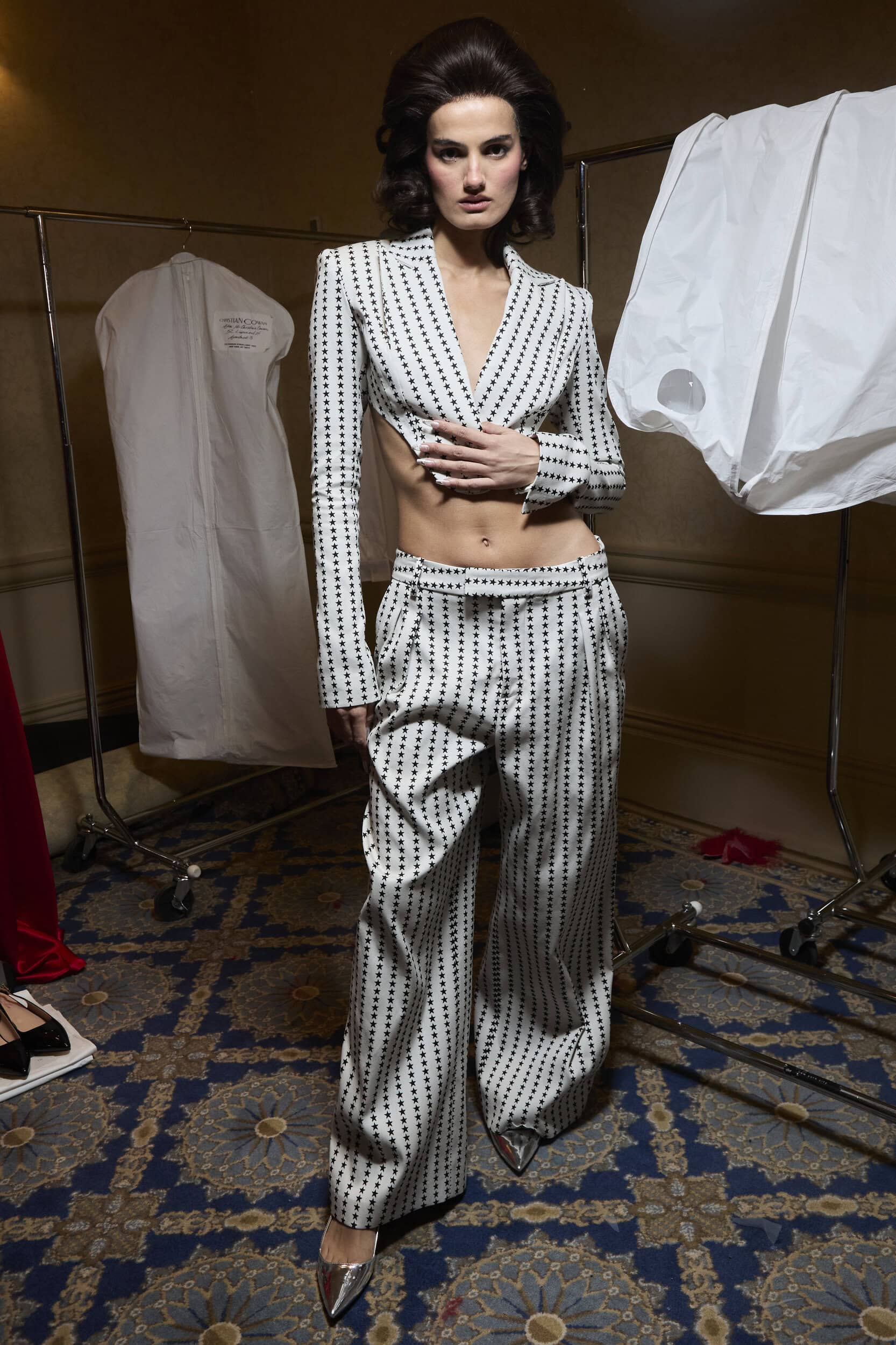Christian Cowan  Fall 2024 Fashion Show Backstage