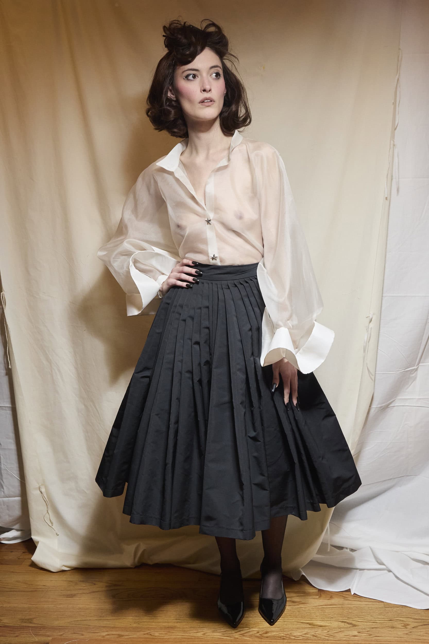 Christian Cowan  Fall 2024 Fashion Show Backstage