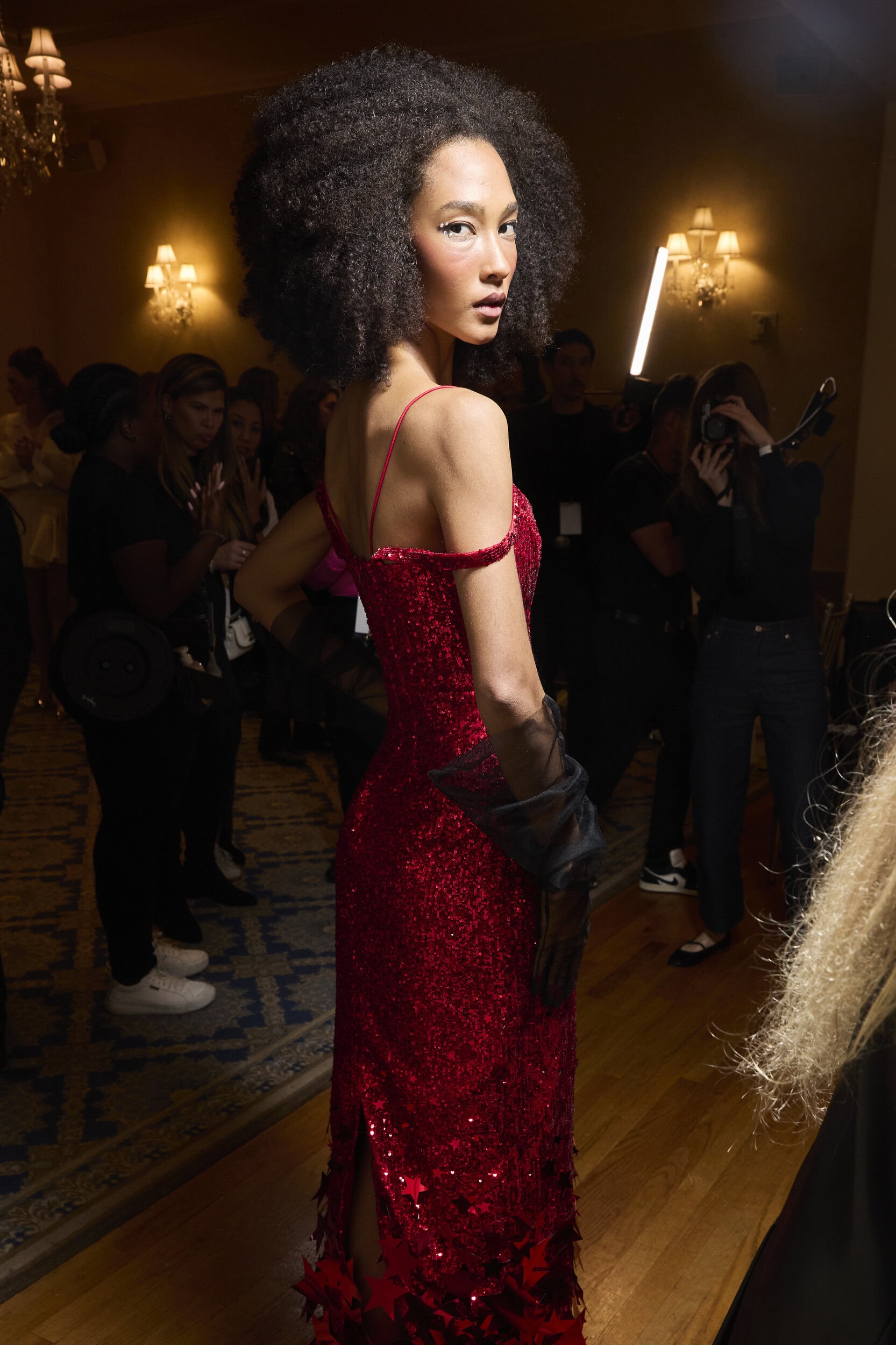 Christian Cowan  Fall 2024 Fashion Show Backstage