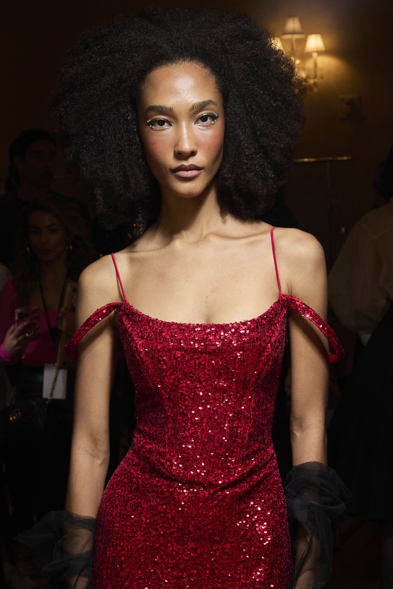 Christian Cowan  Fall 2024 Fashion Show Backstage