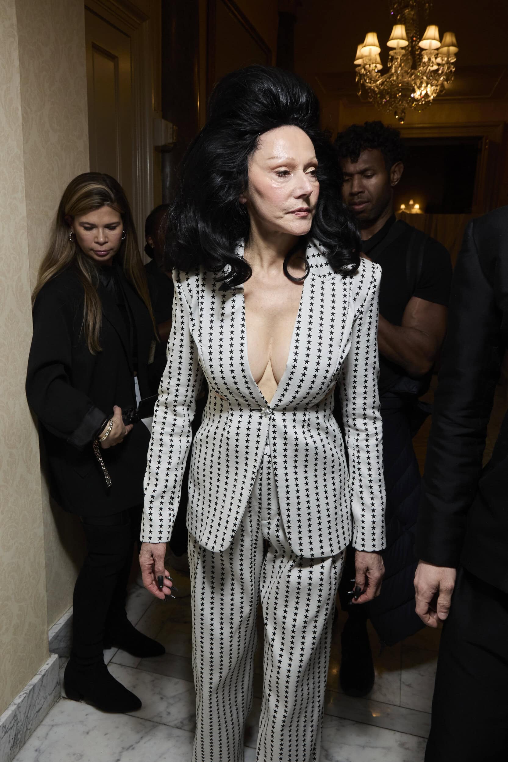 Christian Cowan  Fall 2024 Fashion Show Backstage