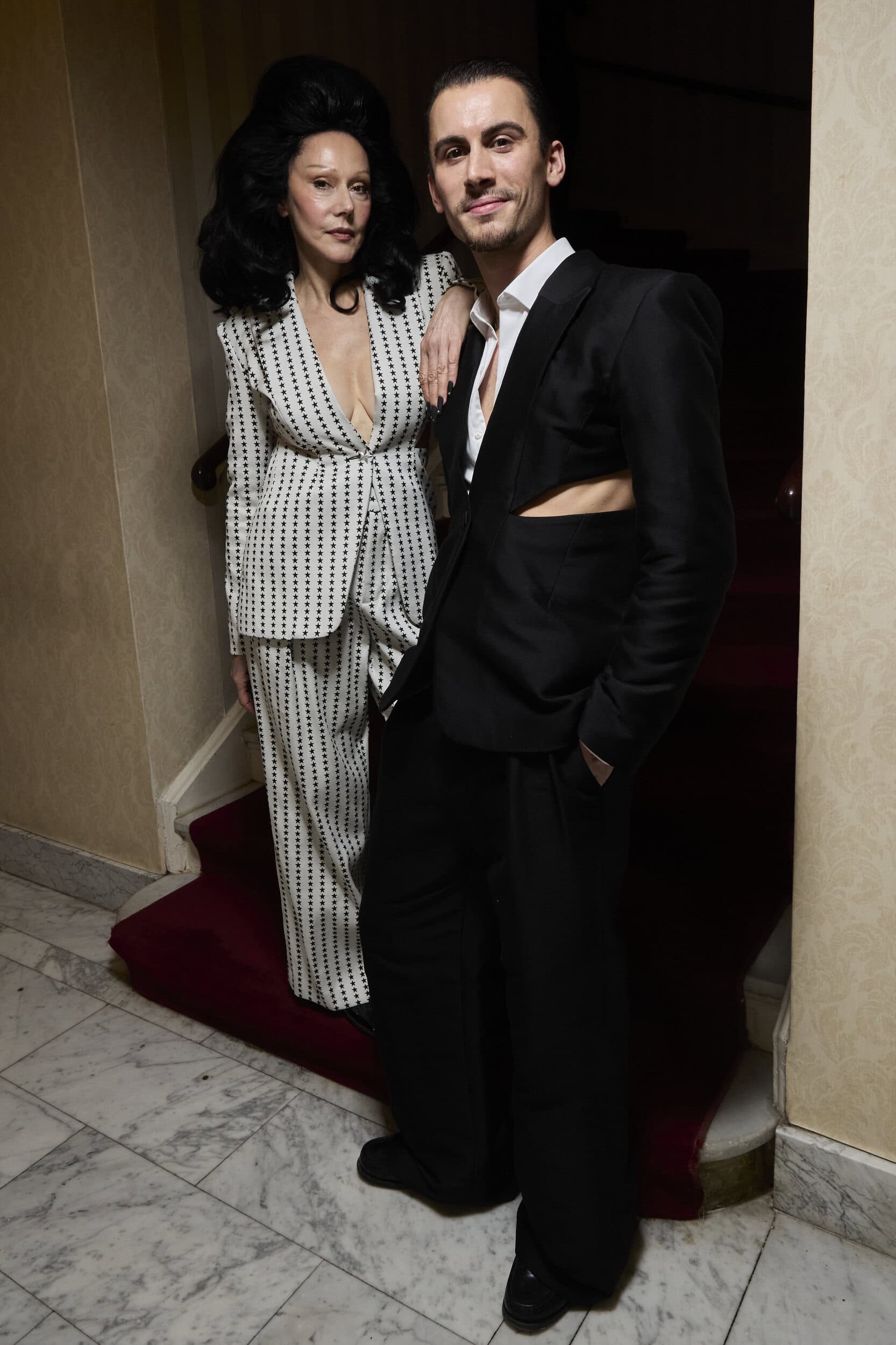 Christian Cowan  Fall 2024 Fashion Show Backstage