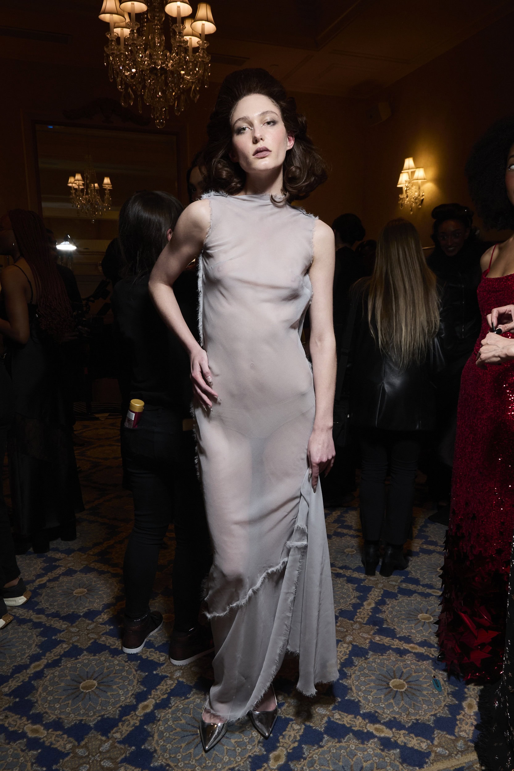 Christian Cowan  Fall 2024 Fashion Show Backstage