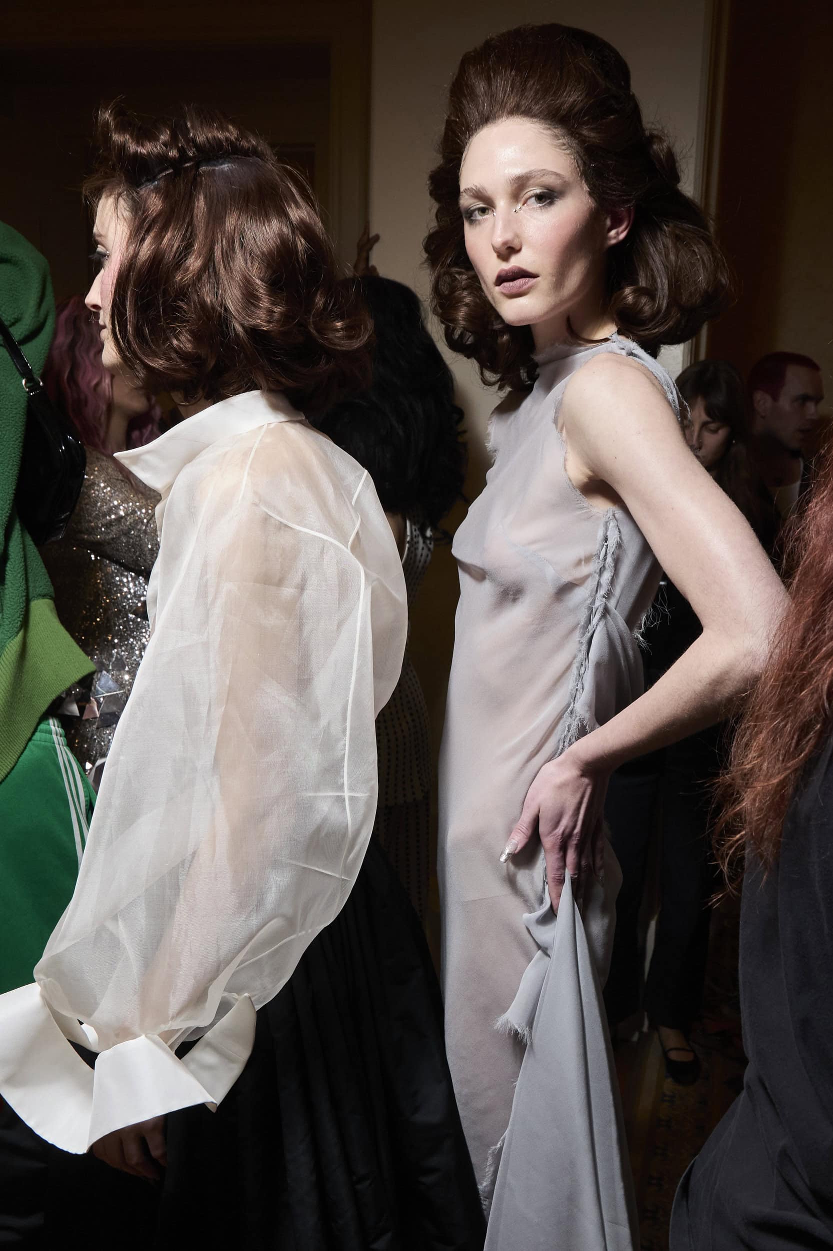 Christian Cowan  Fall 2024 Fashion Show Backstage