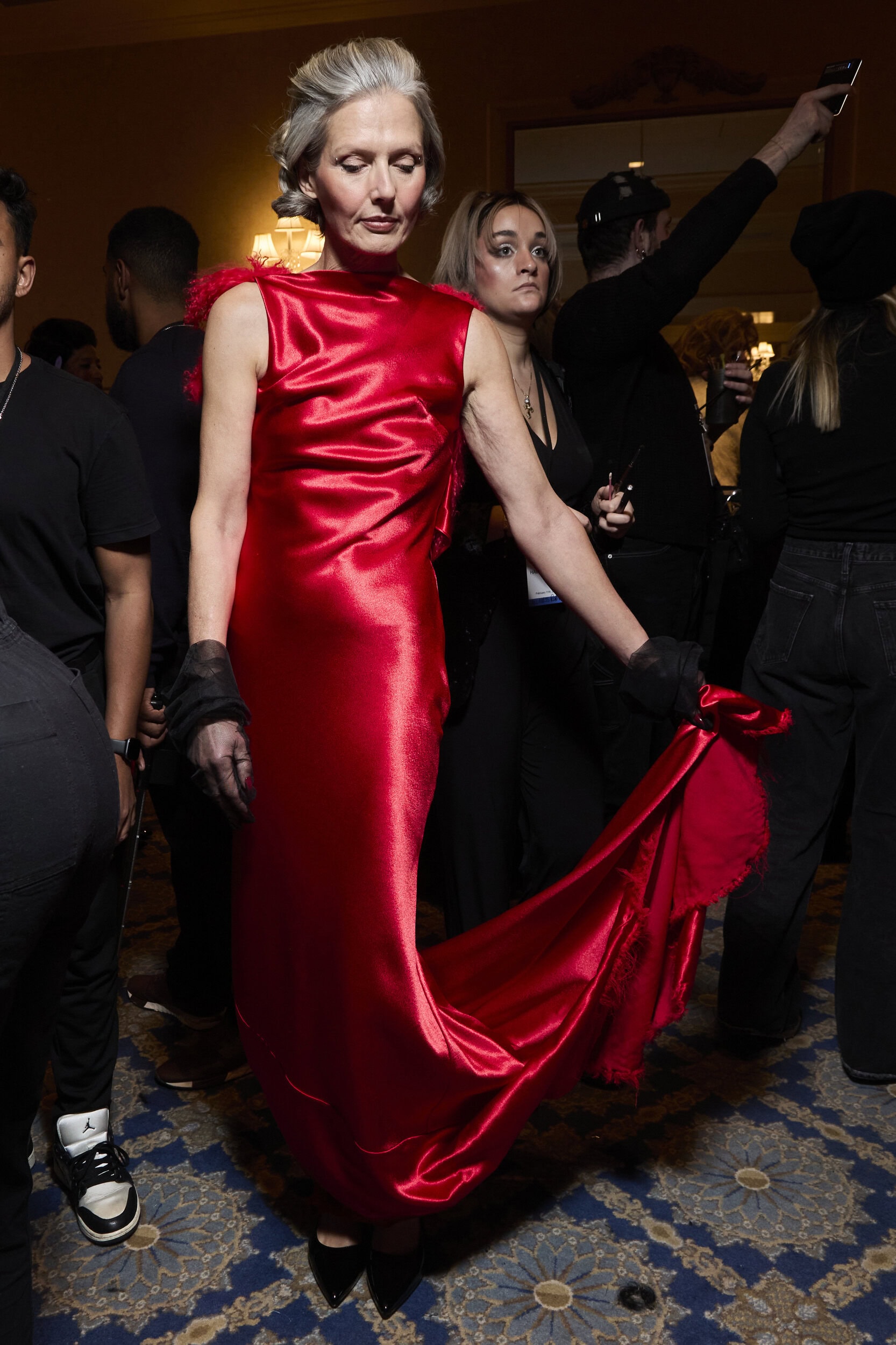 Christian Cowan  Fall 2024 Fashion Show Backstage