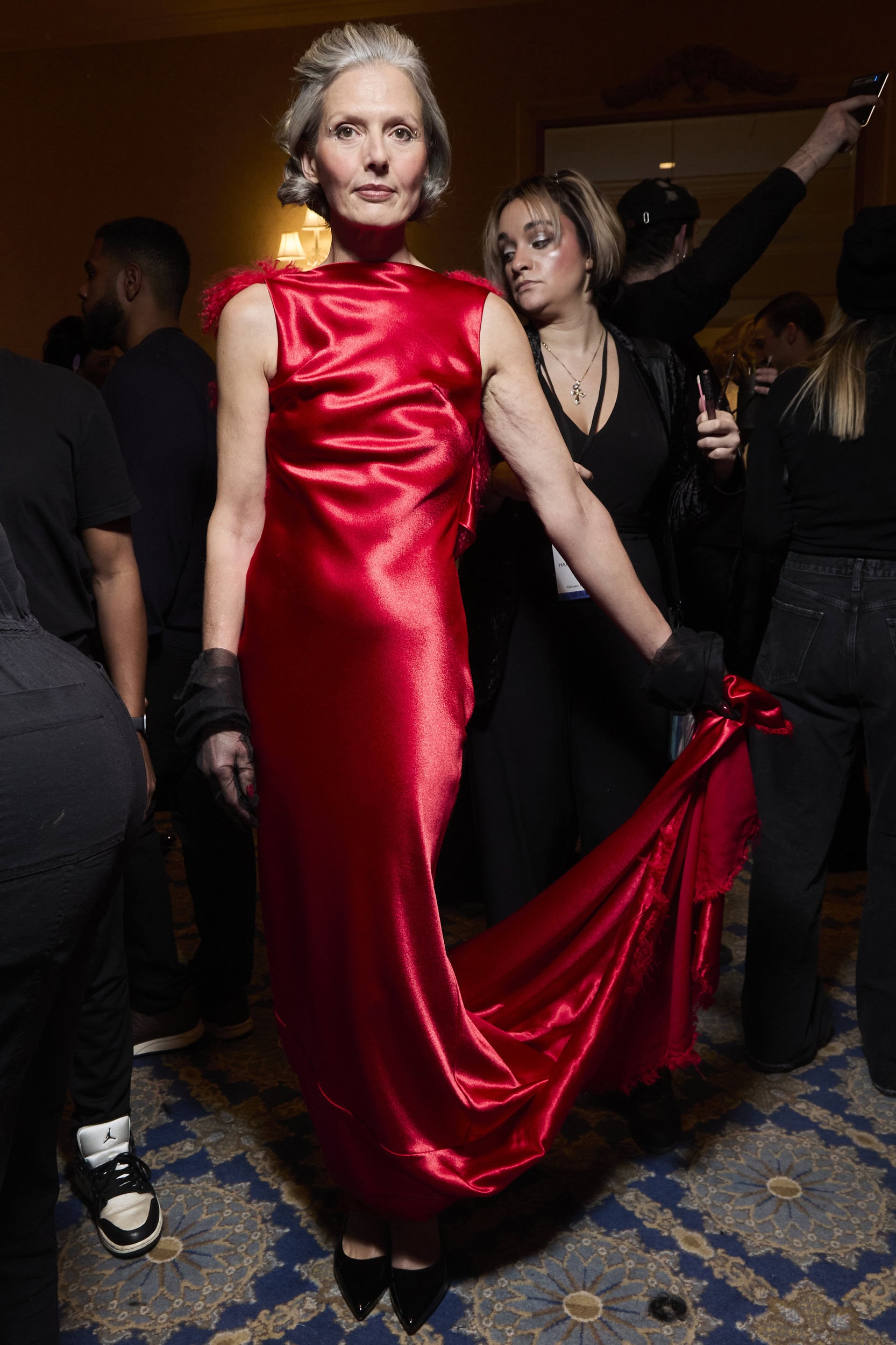 Christian Cowan  Fall 2024 Fashion Show Backstage