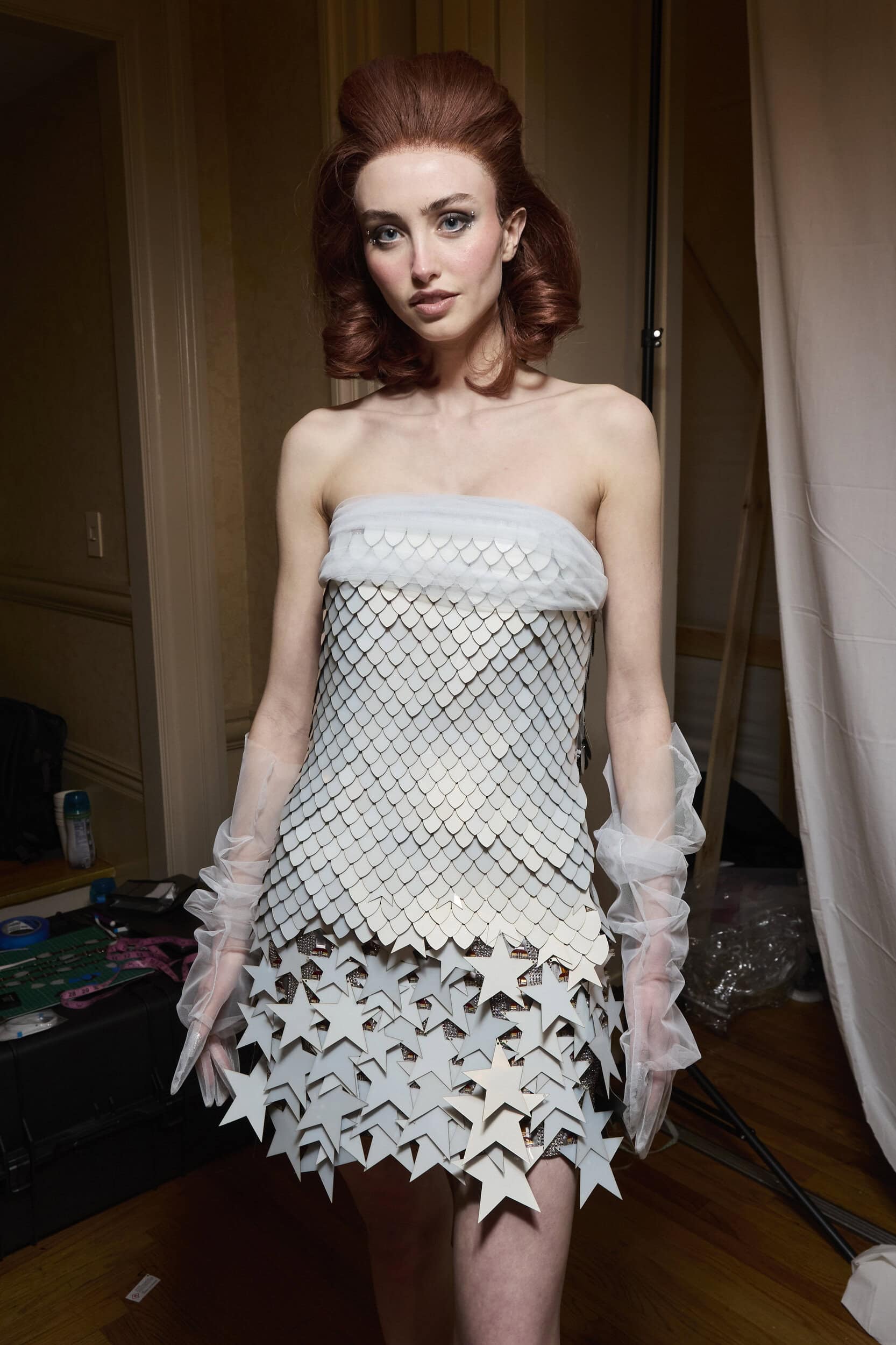 Christian Cowan  Fall 2024 Fashion Show Backstage