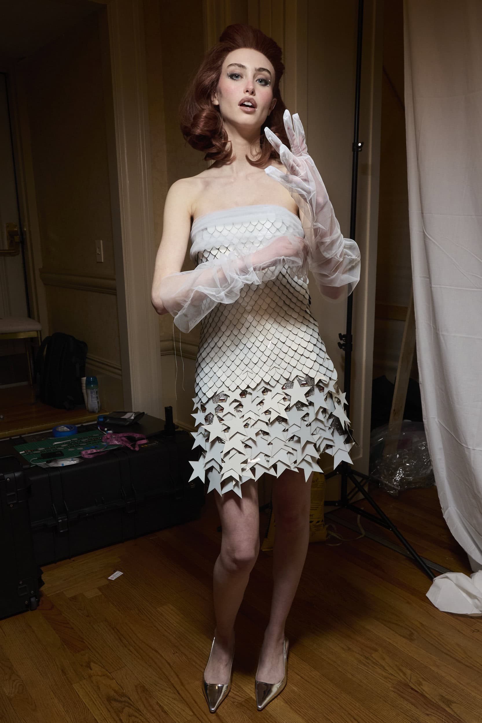 Christian Cowan  Fall 2024 Fashion Show Backstage