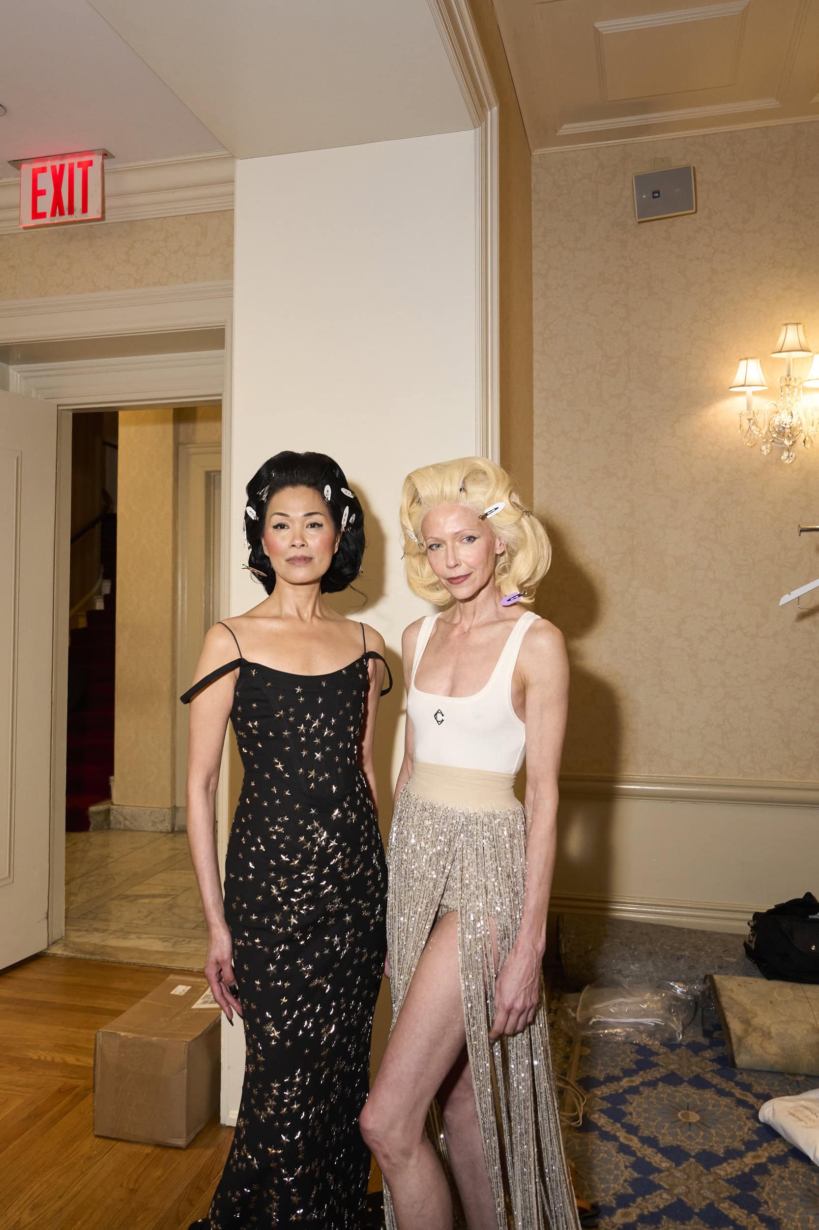Christian Cowan  Fall 2024 Fashion Show Backstage