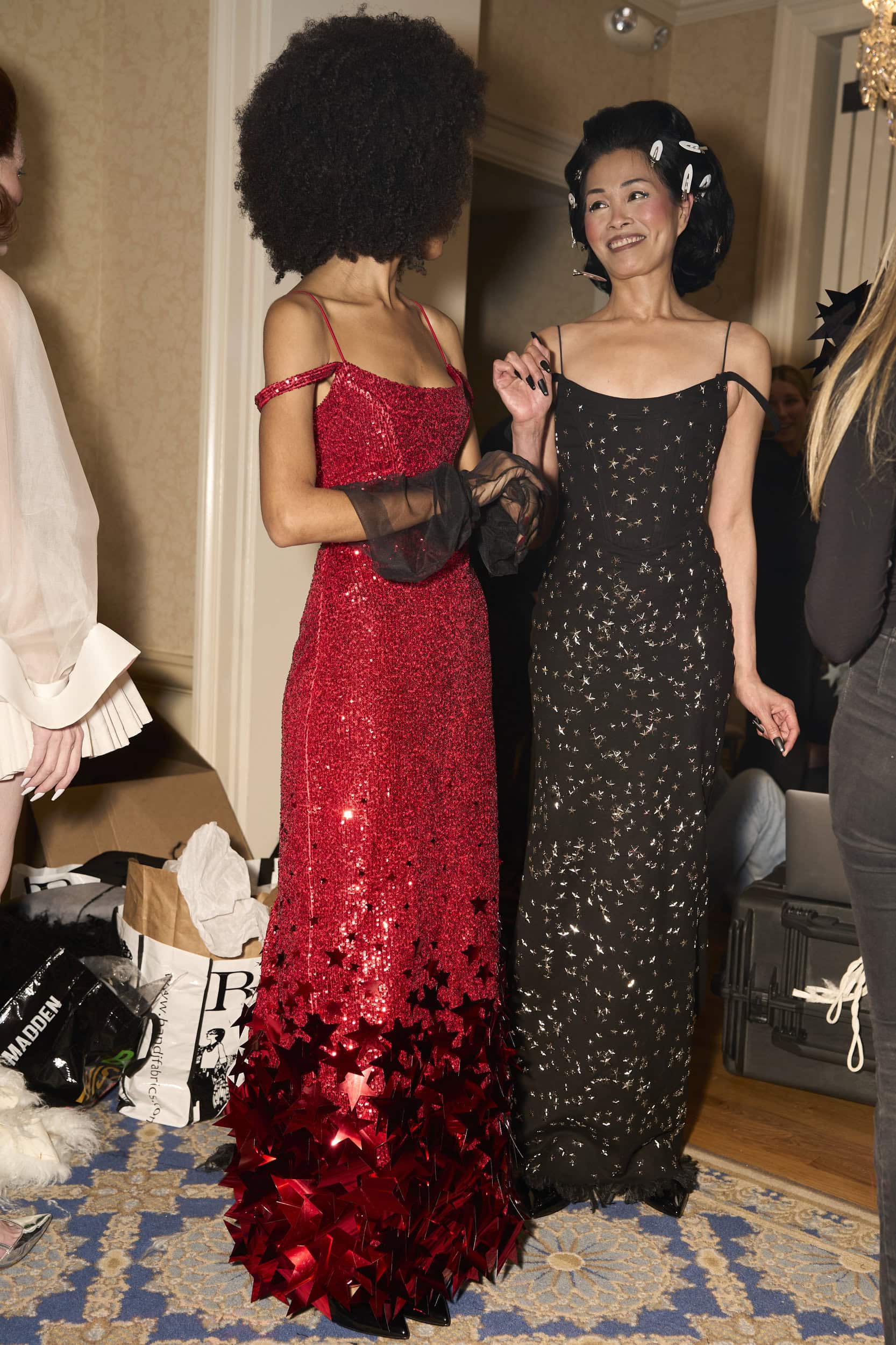 Christian Cowan  Fall 2024 Fashion Show Backstage