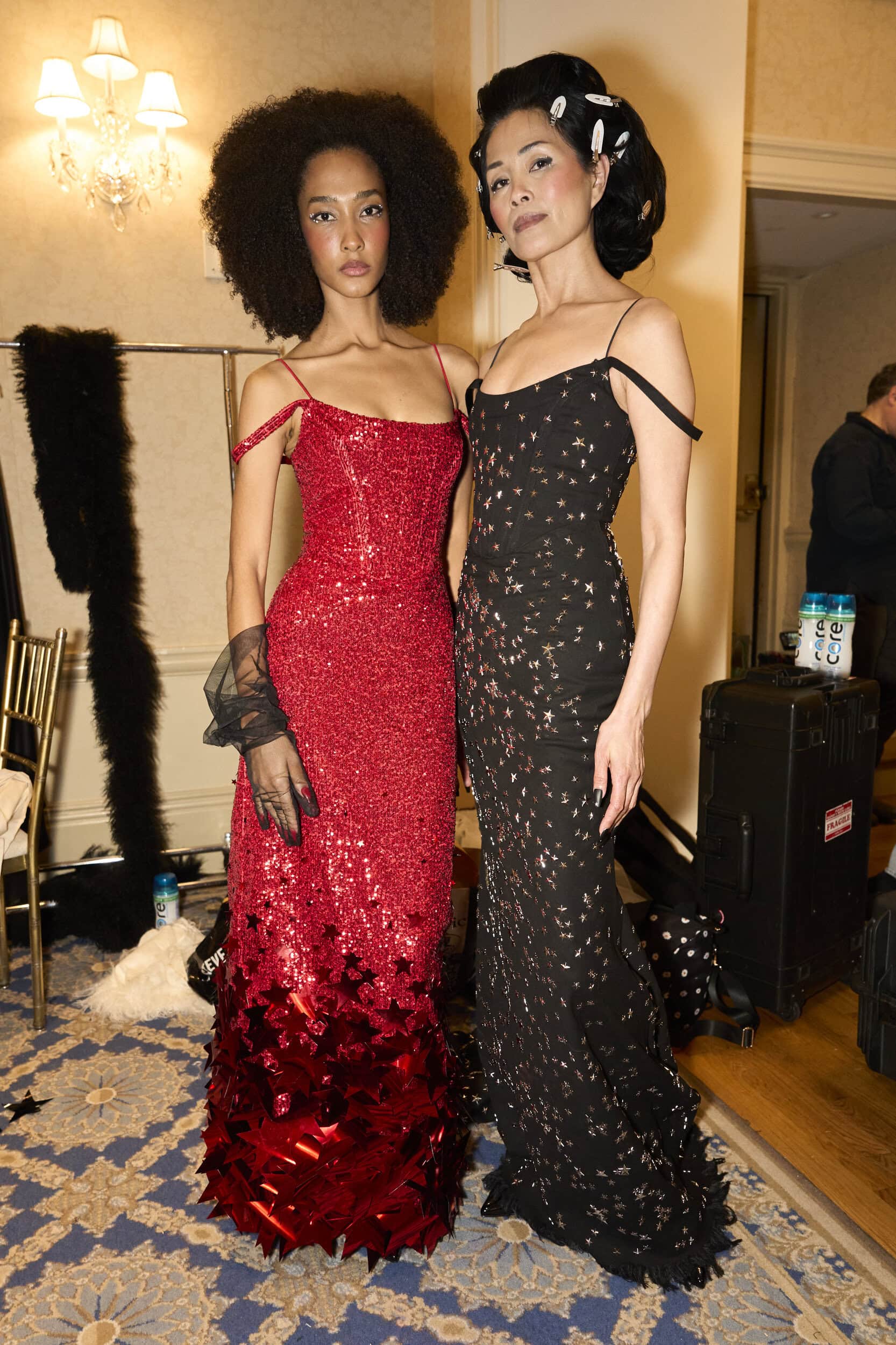 Christian Cowan  Fall 2024 Fashion Show Backstage