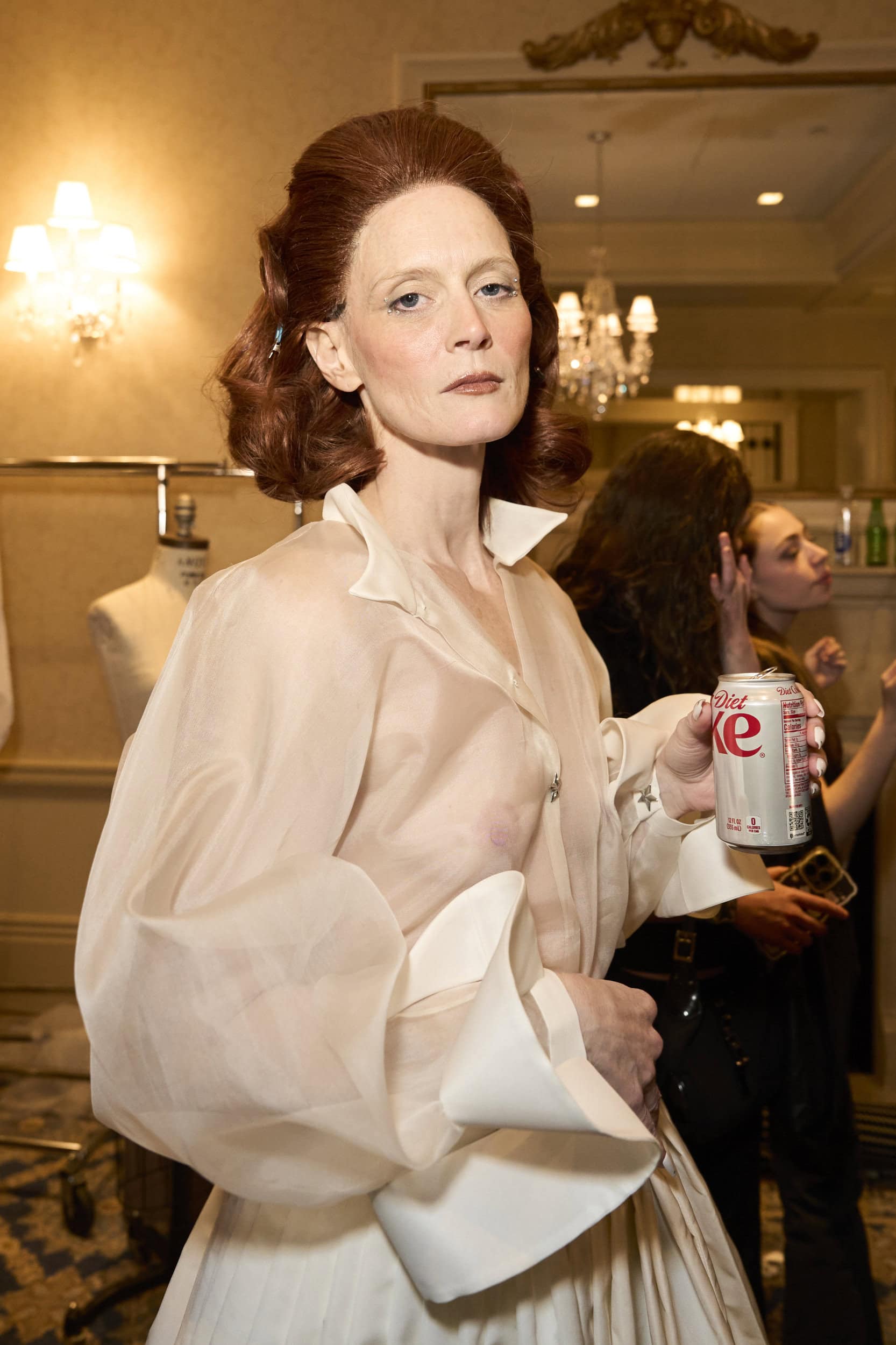 Christian Cowan  Fall 2024 Fashion Show Backstage
