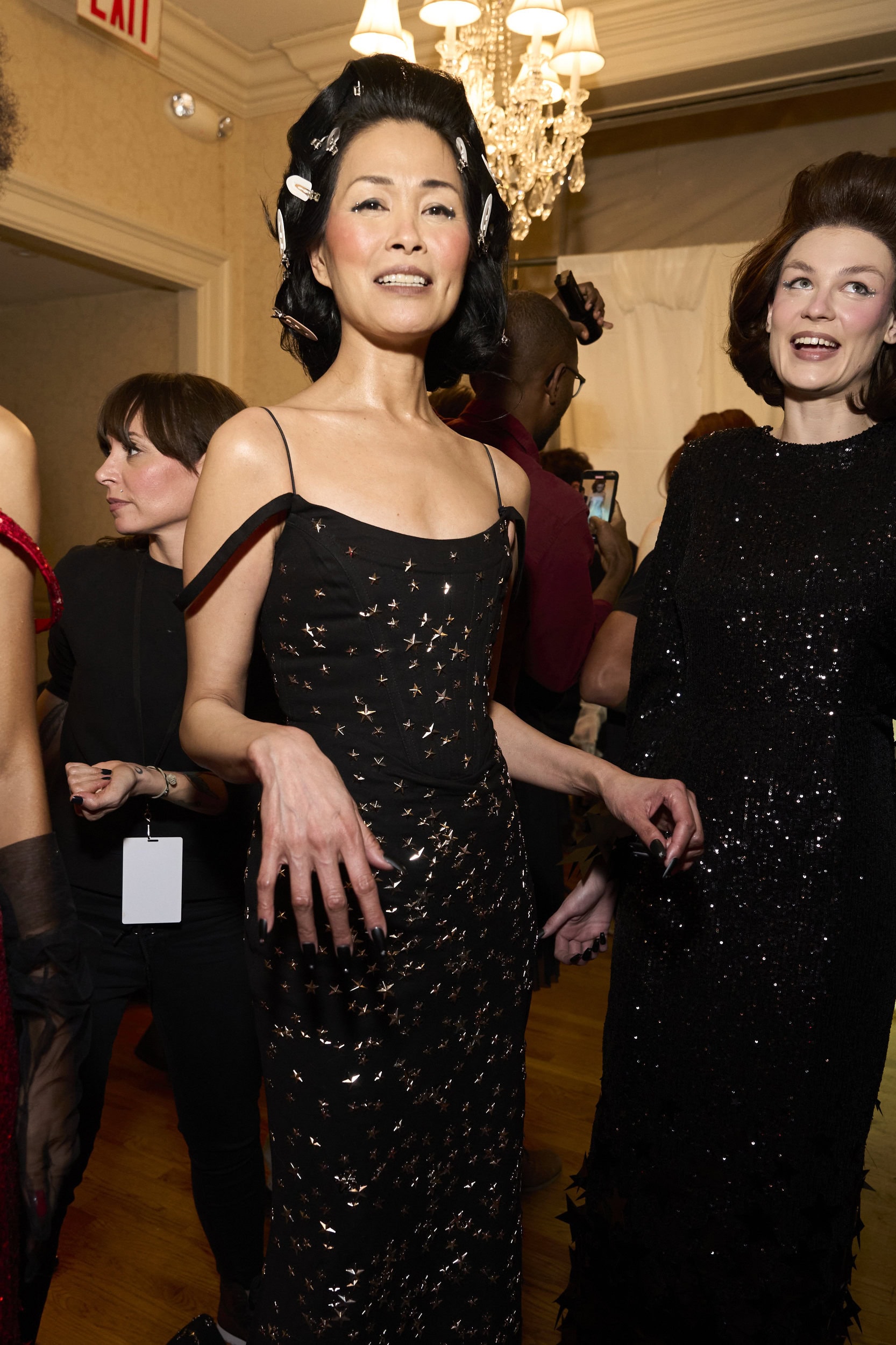 Christian Cowan  Fall 2024 Fashion Show Backstage
