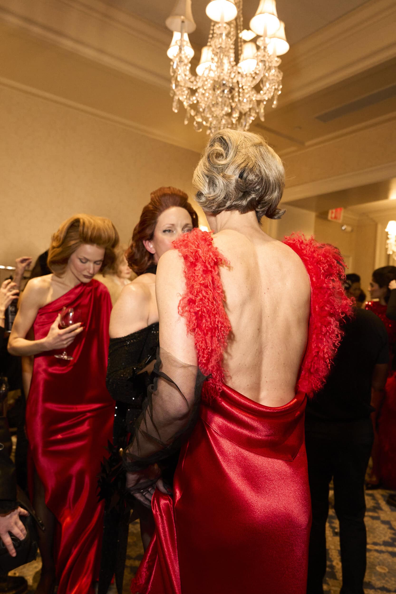 Christian Cowan  Fall 2024 Fashion Show Backstage