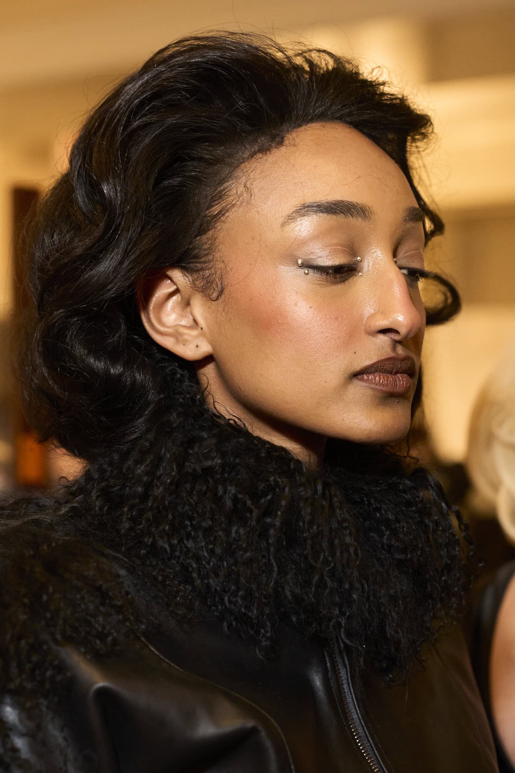 Christian Cowan  Fall 2024 Fashion Show Backstage
