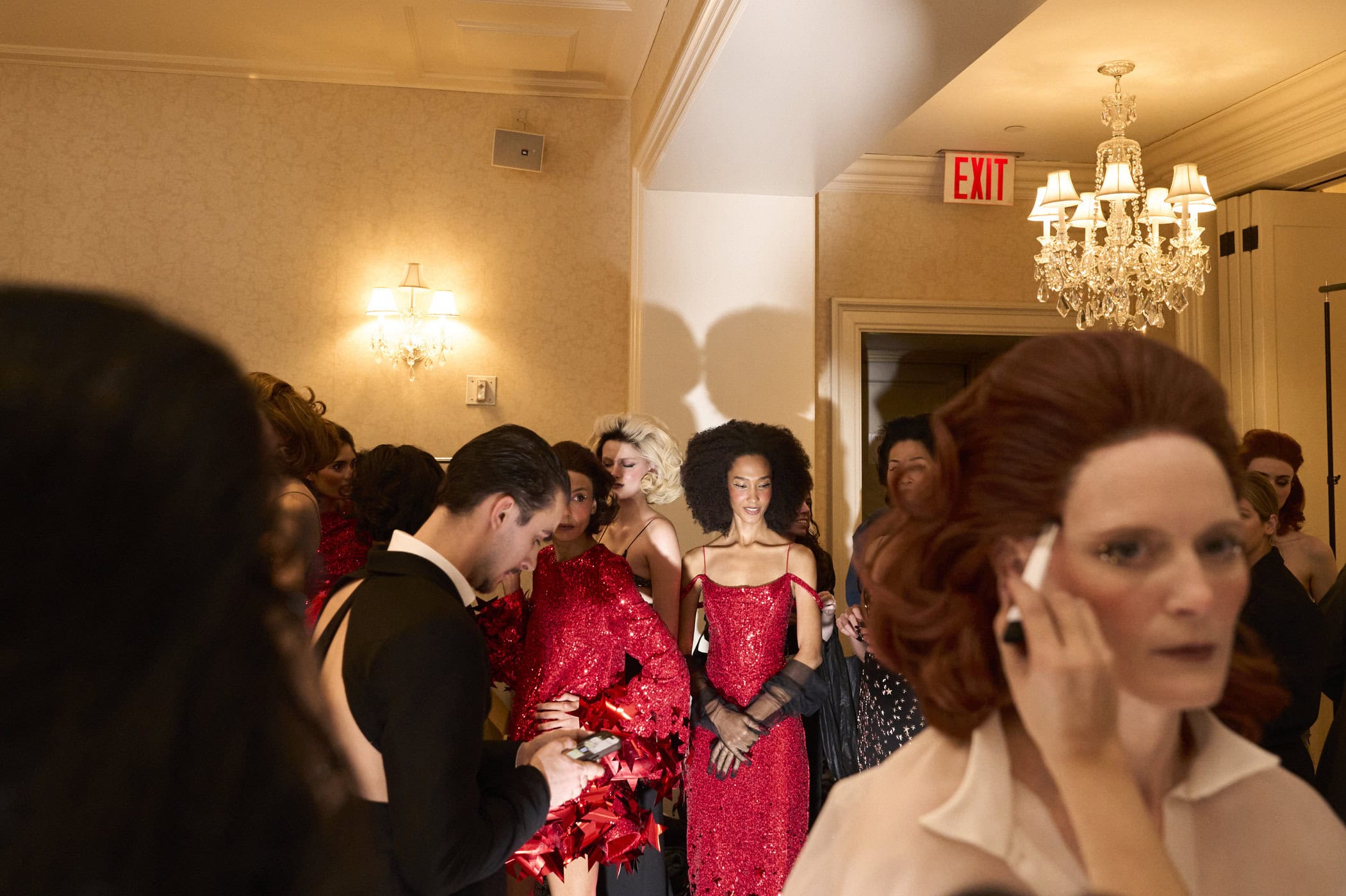 Christian Cowan  Fall 2024 Fashion Show Backstage