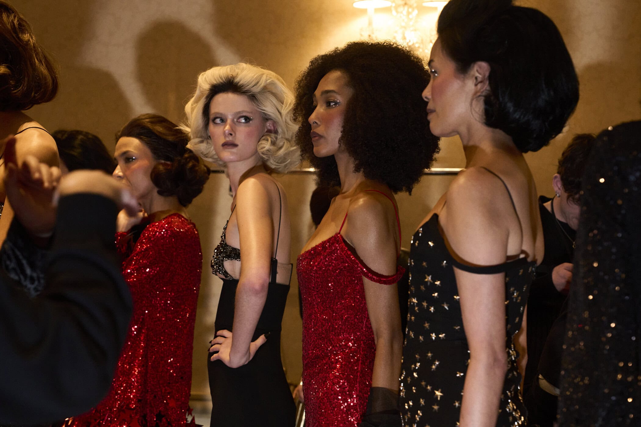 Christian Cowan  Fall 2024 Fashion Show Backstage