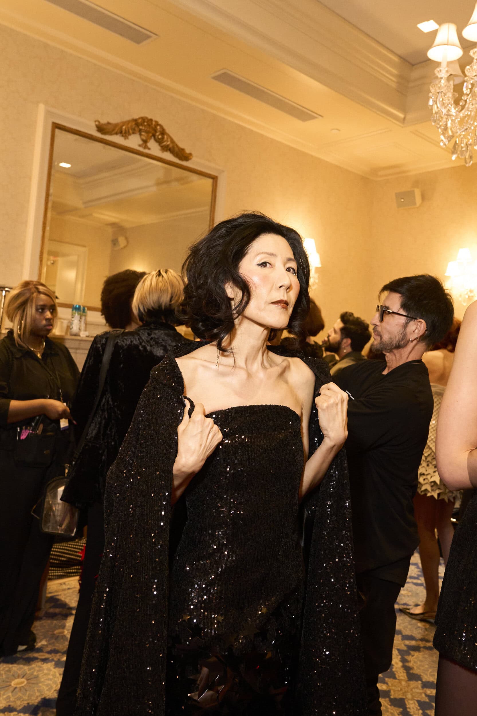 Christian Cowan  Fall 2024 Fashion Show Backstage