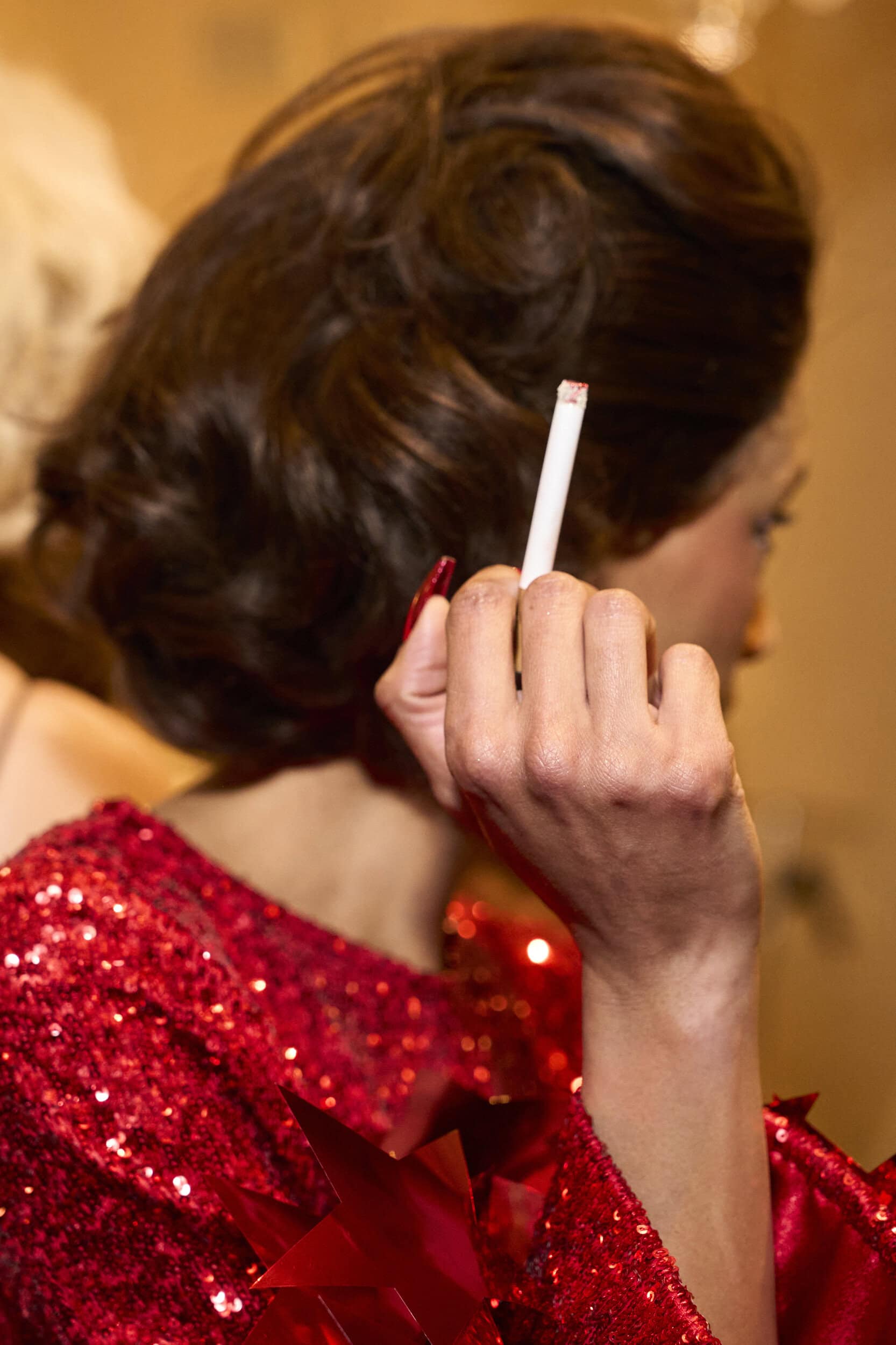 Christian Cowan  Fall 2024 Fashion Show Backstage