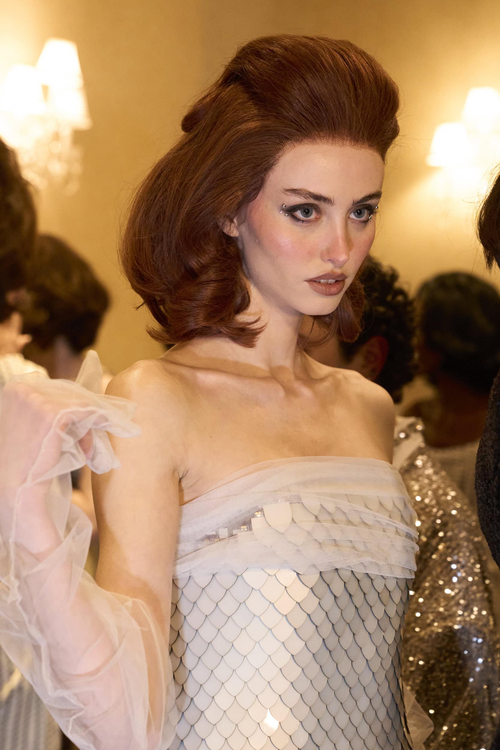 Christian Cowan  Fall 2024 Fashion Show Backstage