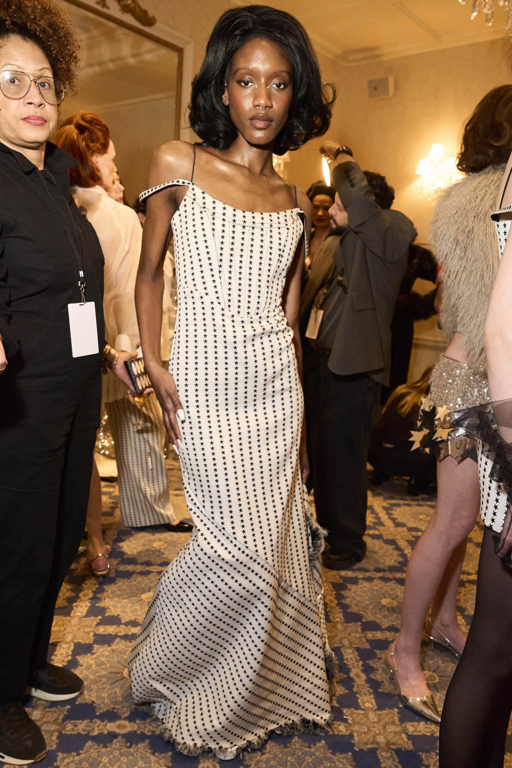 Christian Cowan  Fall 2024 Fashion Show Backstage