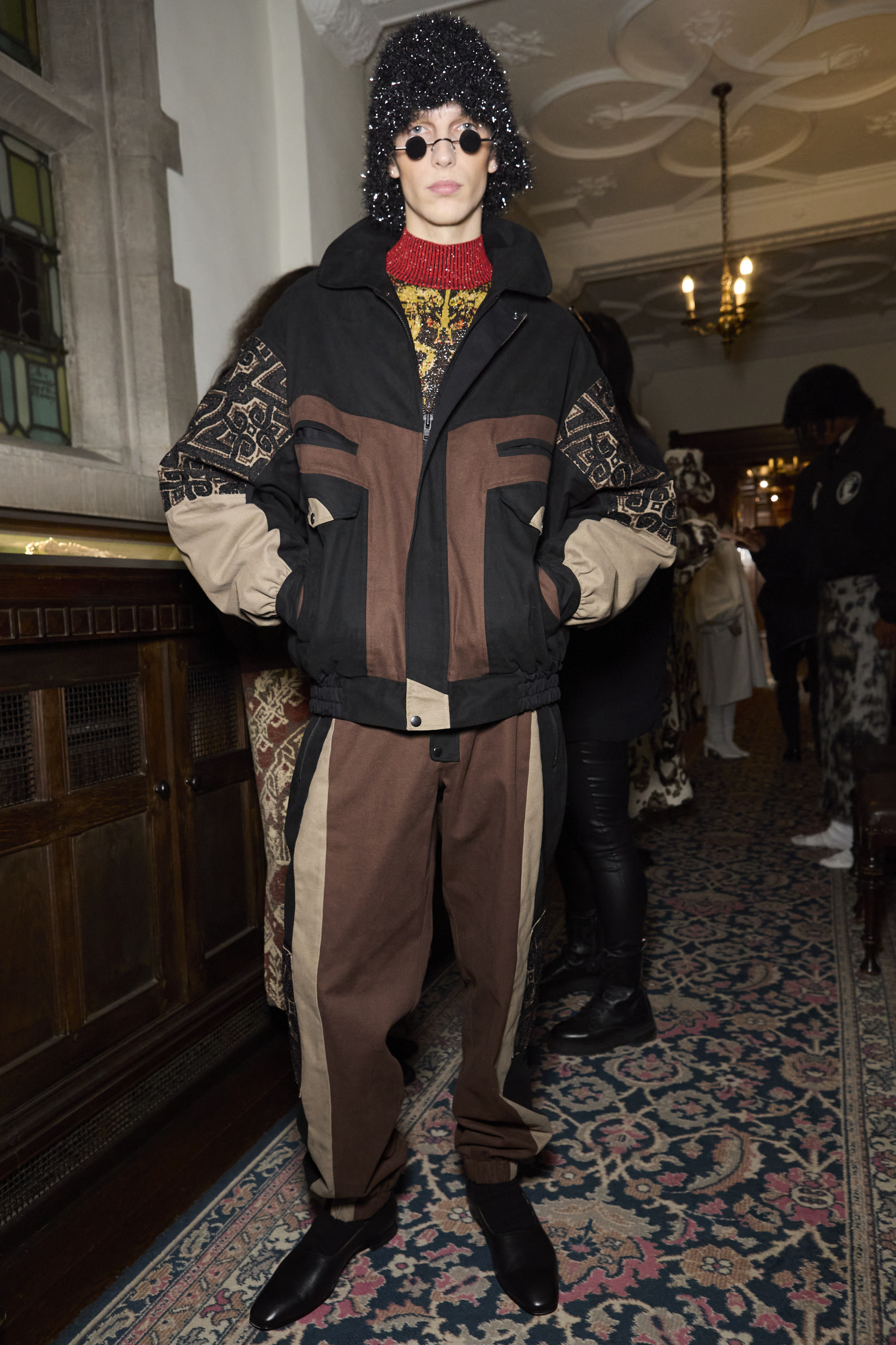 Edward Crutchley  Fall 2024 Fashion Show Backstage