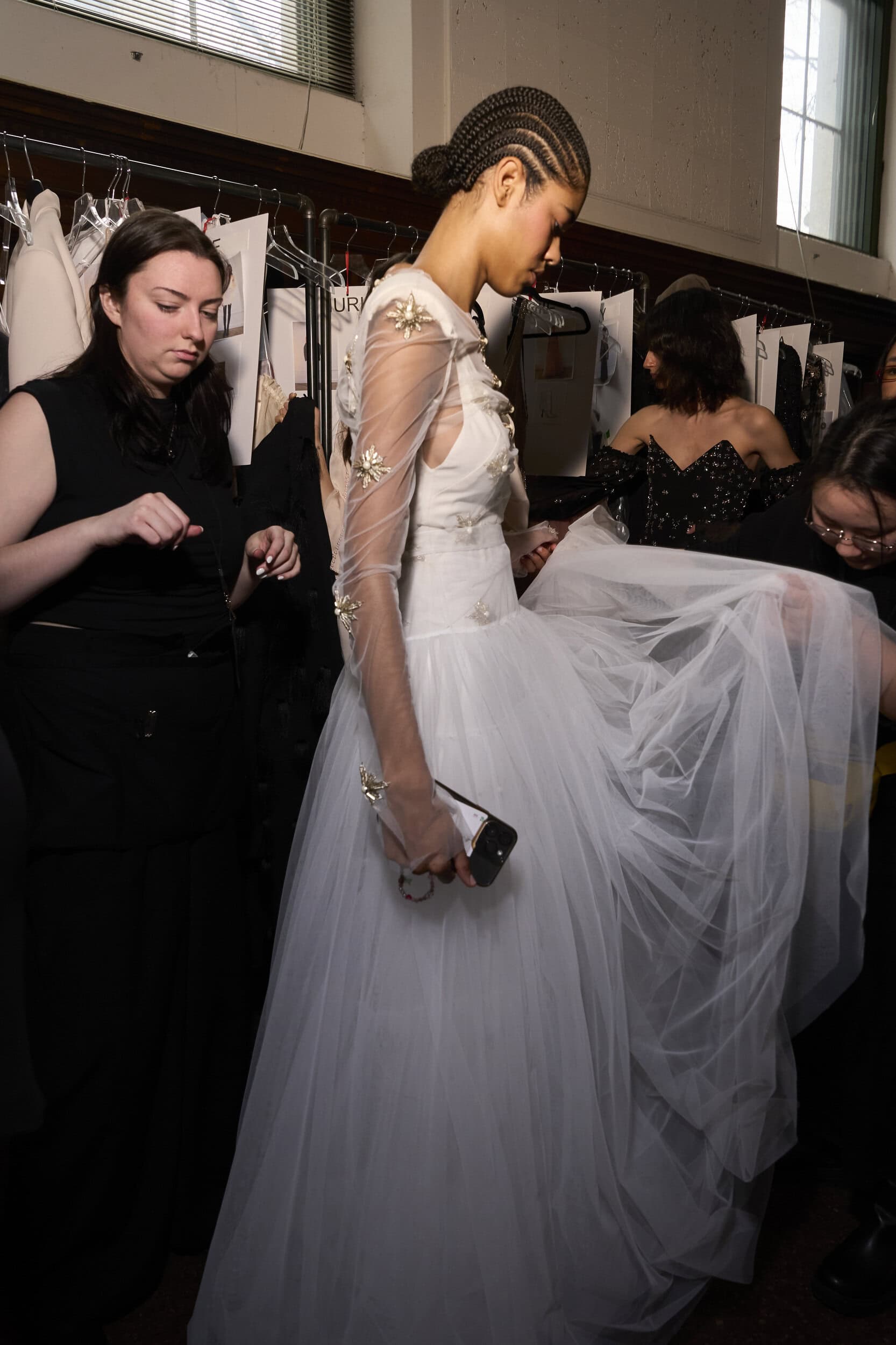 Cucculelli Shaheen  Fall 2024 Fashion Show Backstage