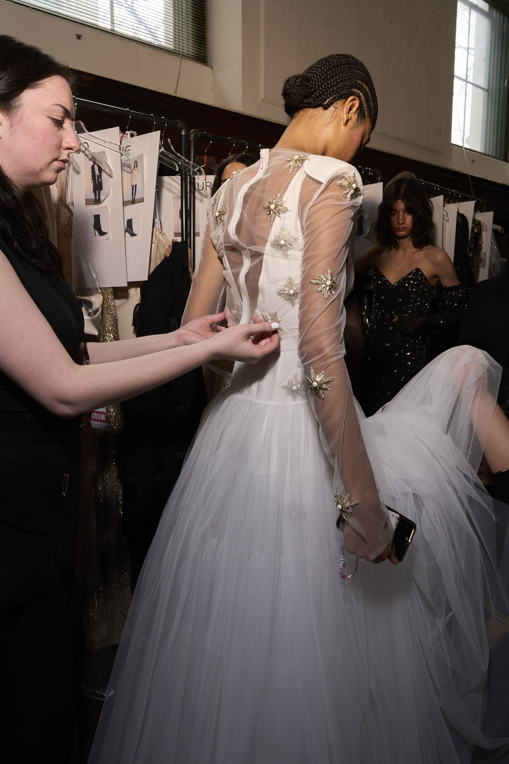 Cucculelli Shaheen  Fall 2024 Fashion Show Backstage