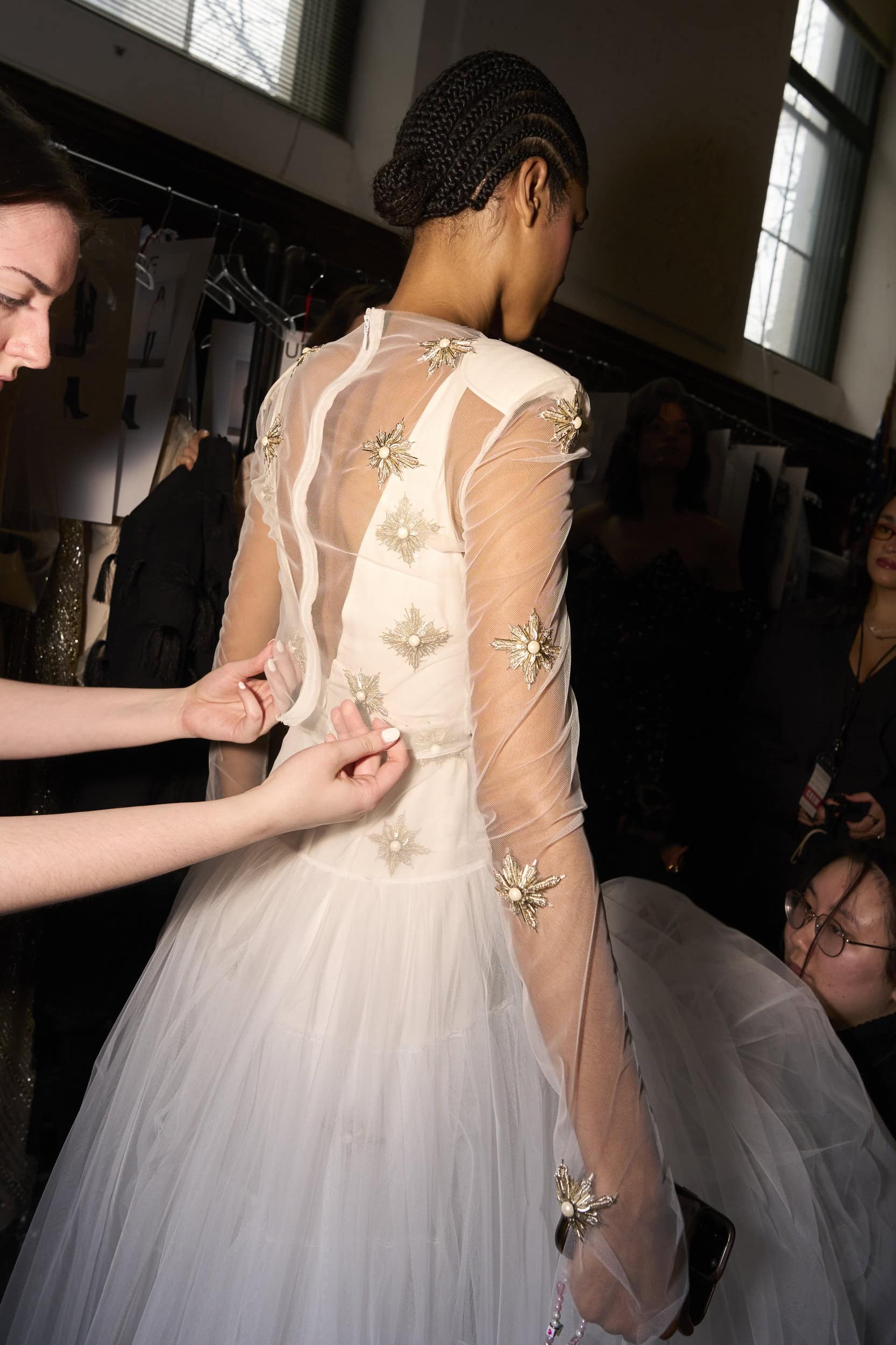 Cucculelli Shaheen  Fall 2024 Fashion Show Backstage
