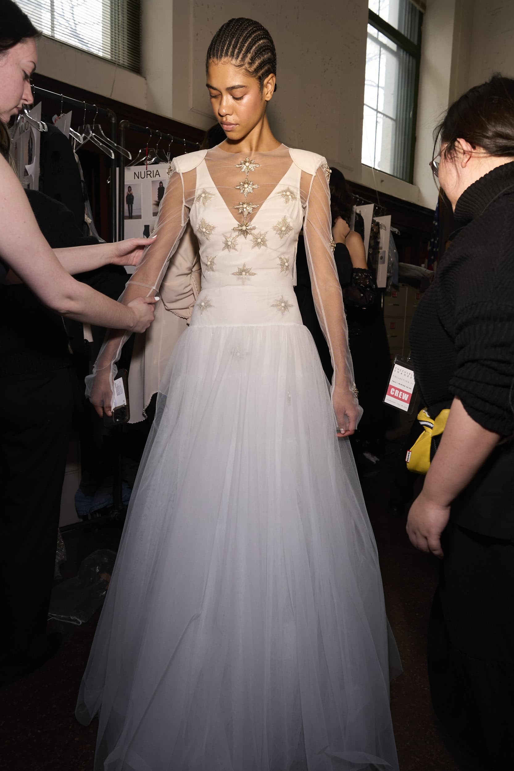 Cucculelli Shaheen  Fall 2024 Fashion Show Backstage