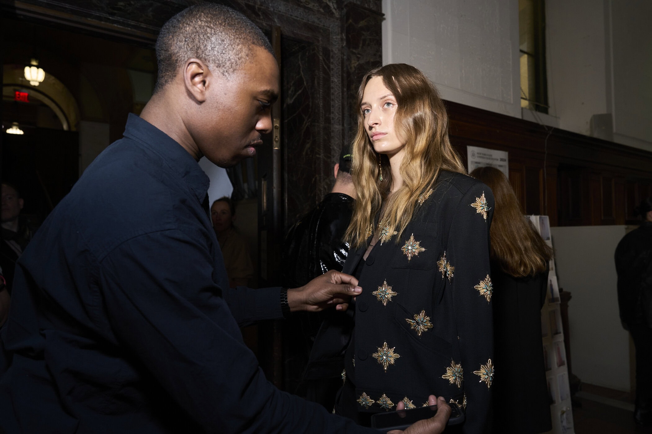 Cucculelli Shaheen  Fall 2024 Fashion Show Backstage