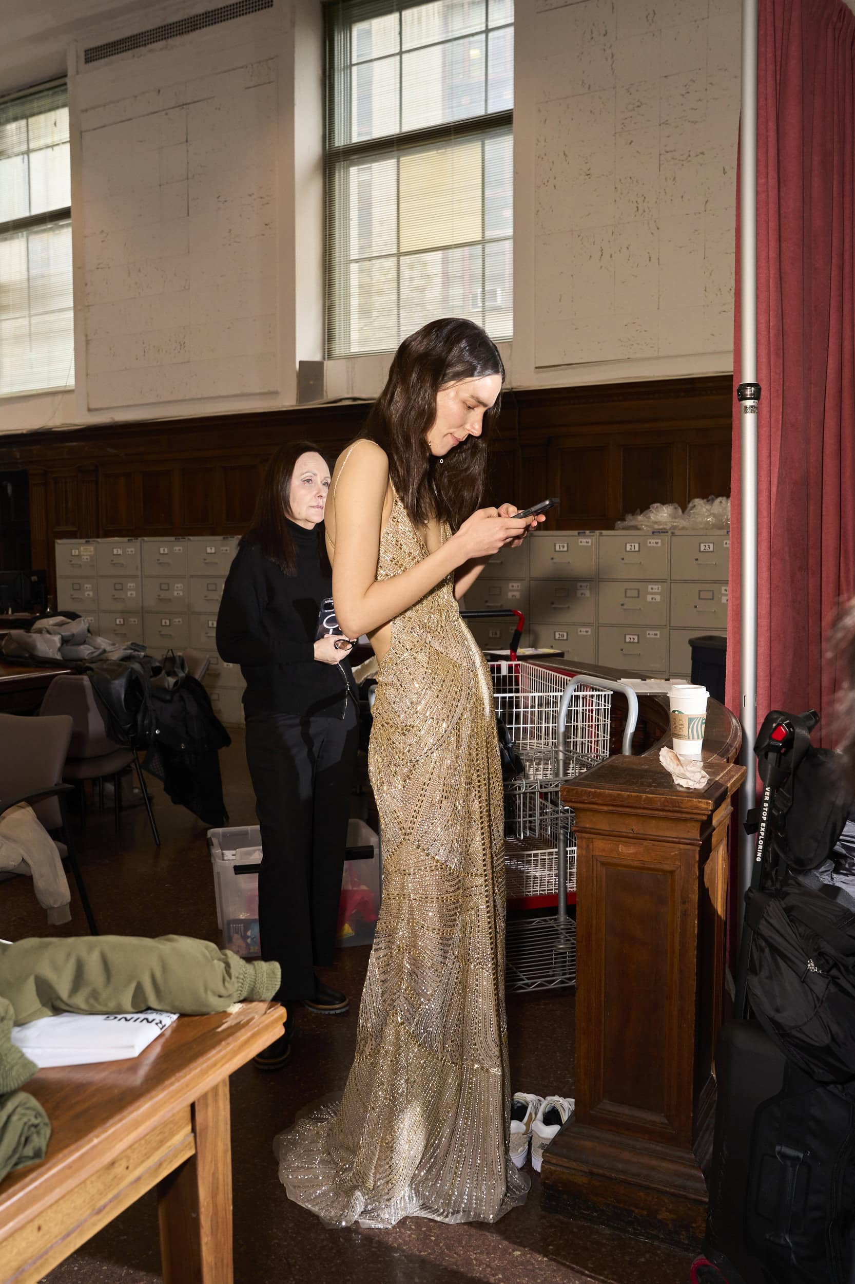 Cucculelli Shaheen  Fall 2024 Fashion Show Backstage