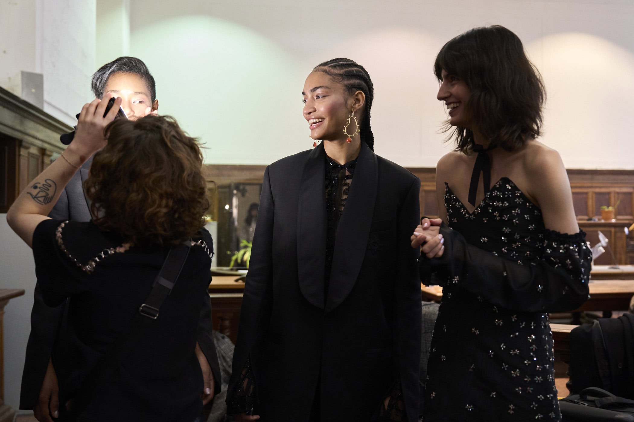 Cucculelli Shaheen  Fall 2024 Fashion Show Backstage