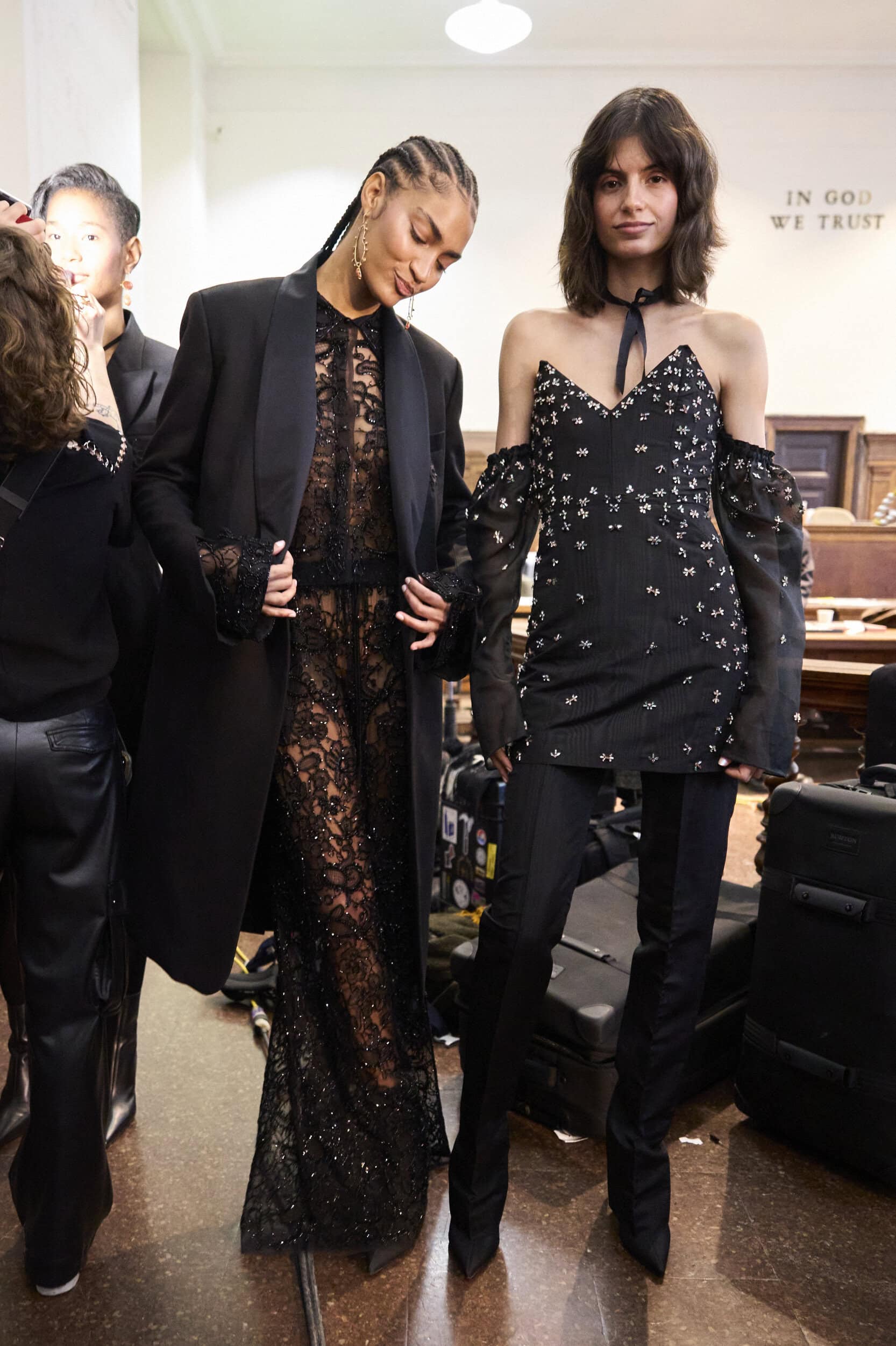 Cucculelli Shaheen  Fall 2024 Fashion Show Backstage
