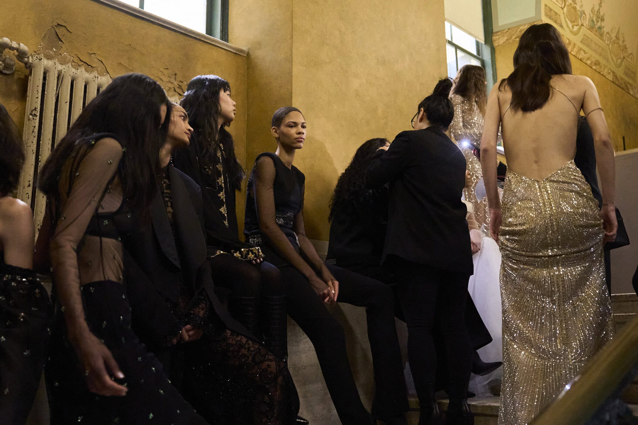 Cucculelli Shaheen  Fall 2024 Fashion Show Backstage