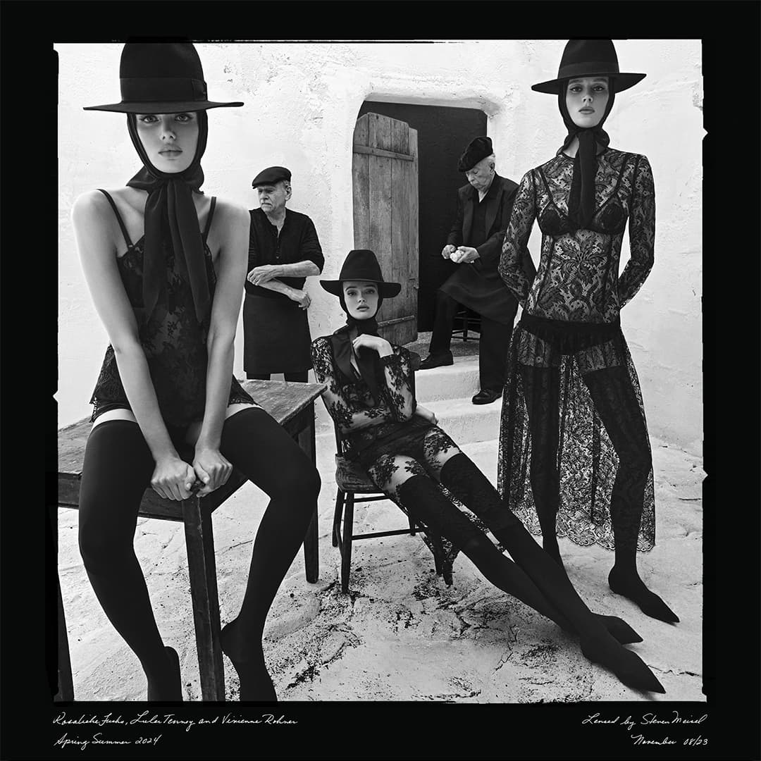 Dolce & Gabbana spring 2024 ad campaign by Steven Meisel