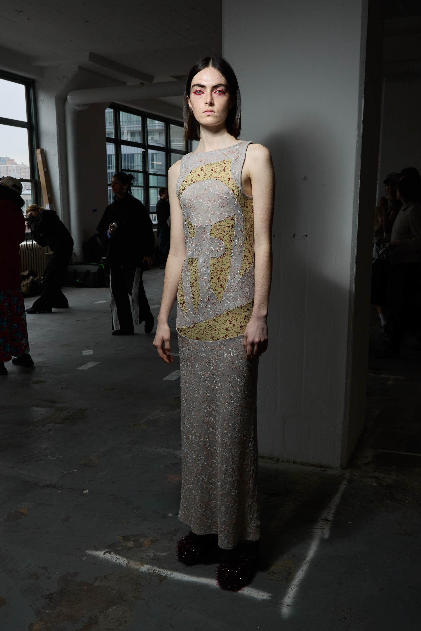 Eckhaus Latta  Fall 2024 Fashion Show Backstage